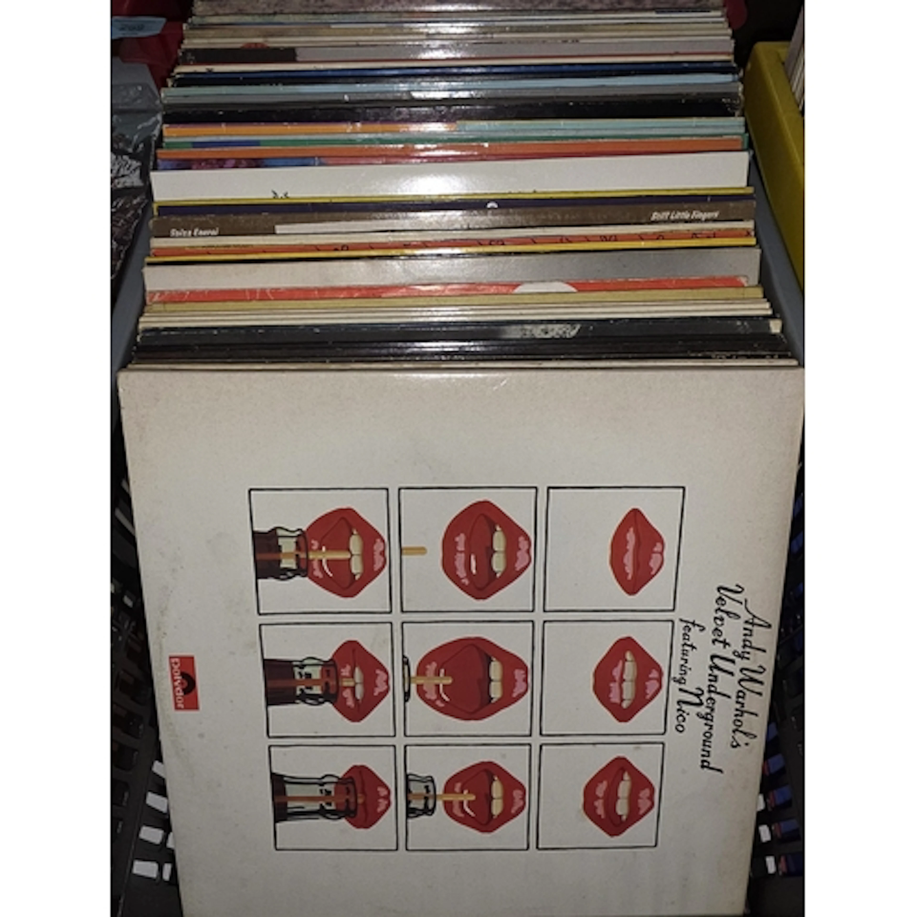 A selection of 1980's vinyl LP's.