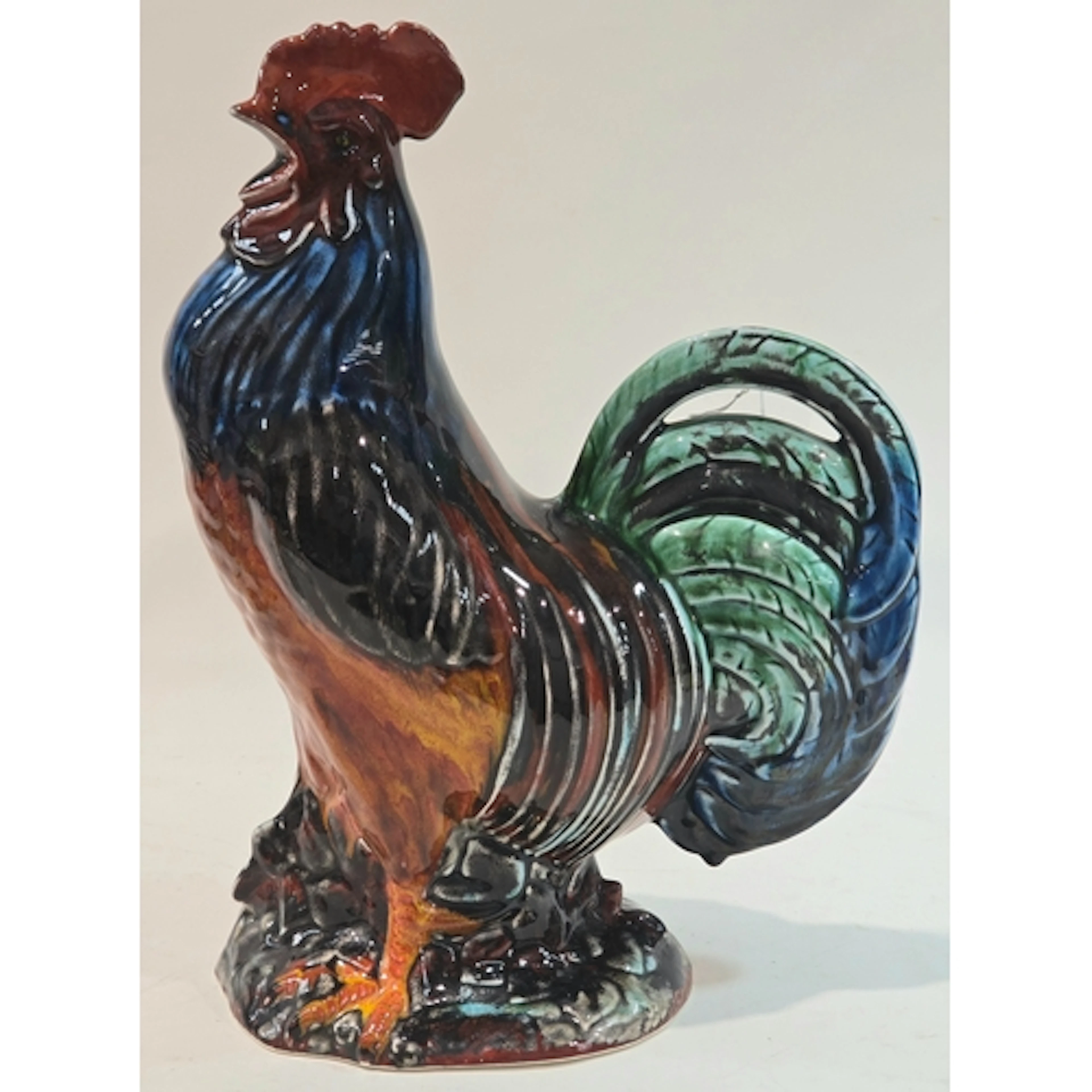 Poole Pottery interest large Anita Harris model of a Cockere...