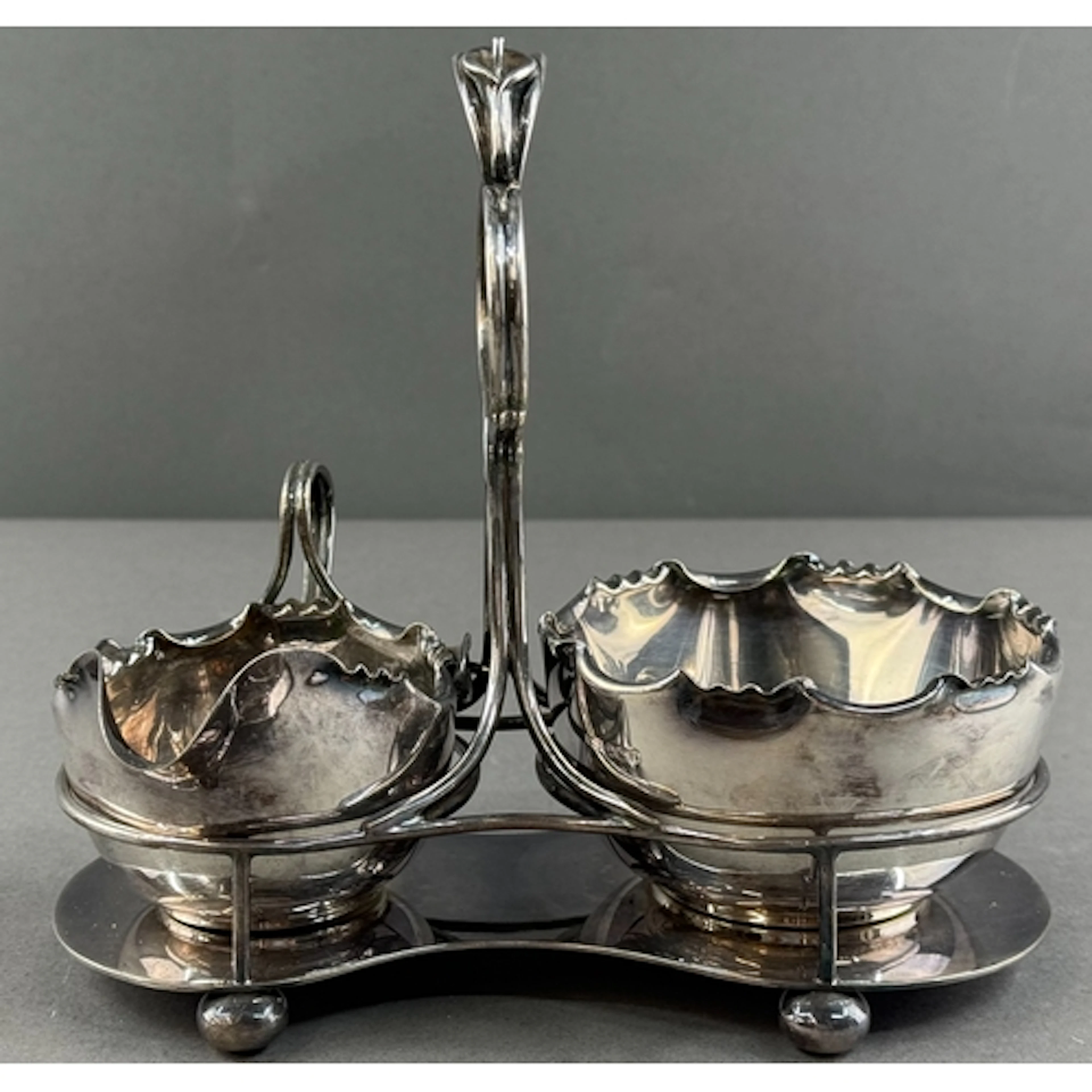 Silver: an Edward VII table jug and bowl set by James Dixon,...