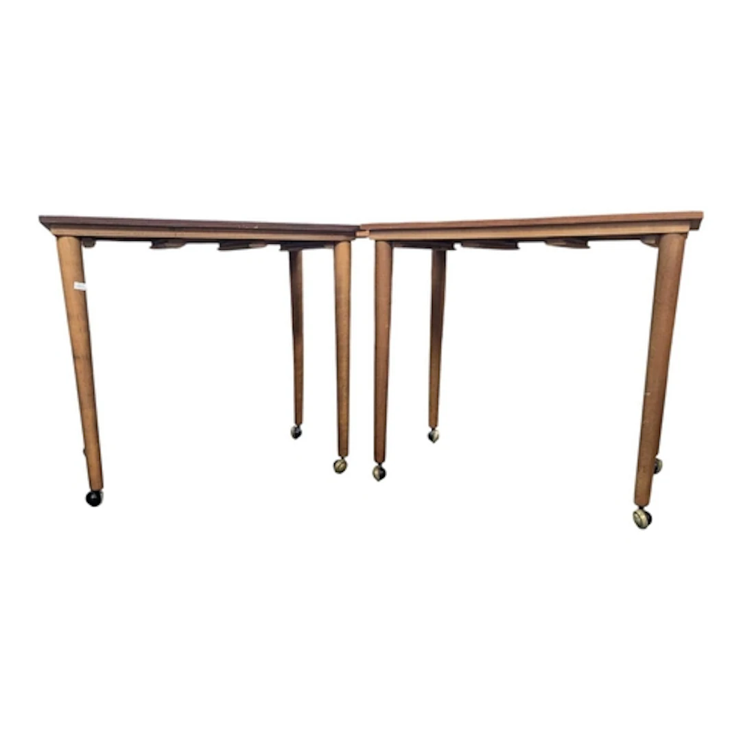 Poul Hundevad - A pair of vintage mid 20th century teak side...