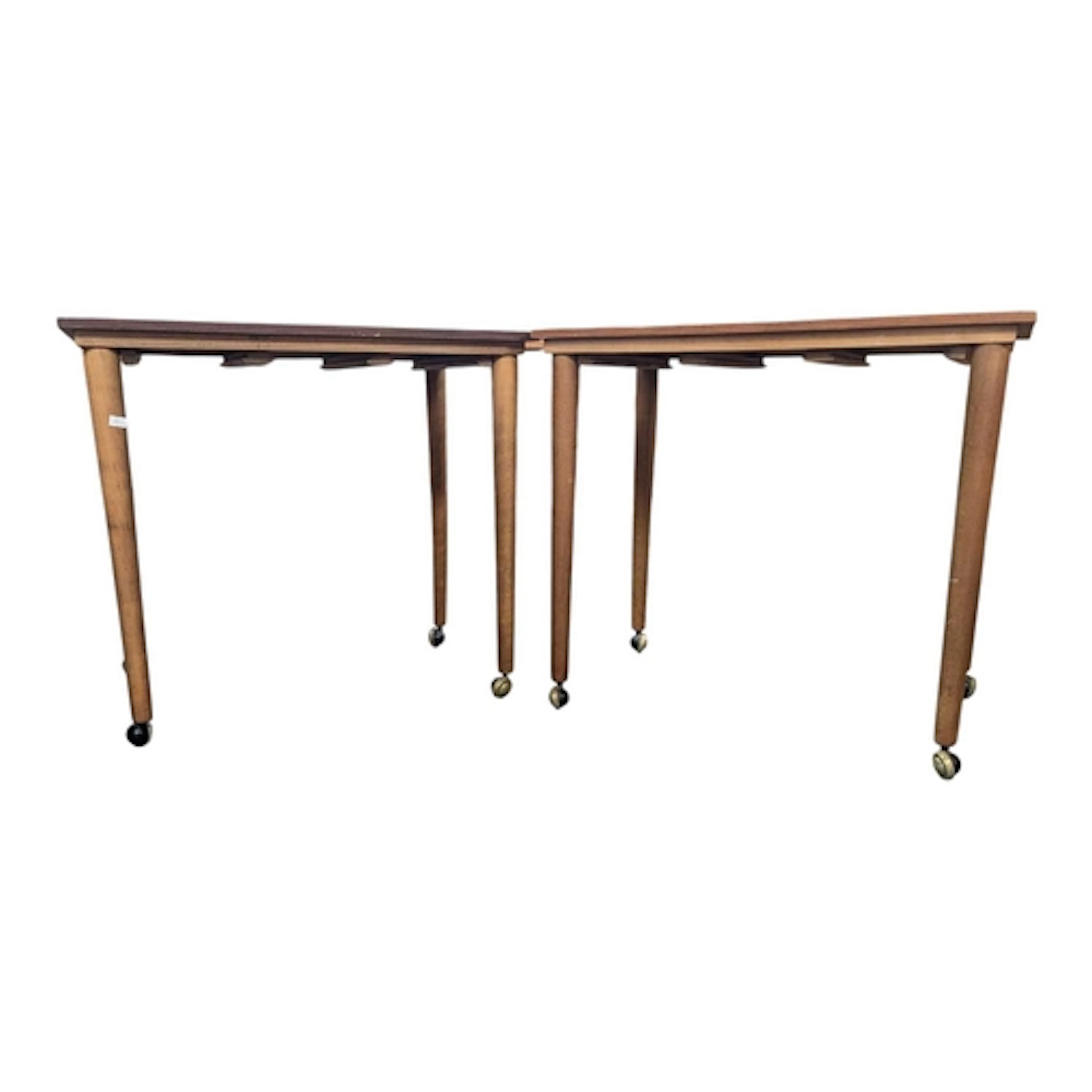 Poul Hundevad - A pair of vintage mid 20th century teak side...
