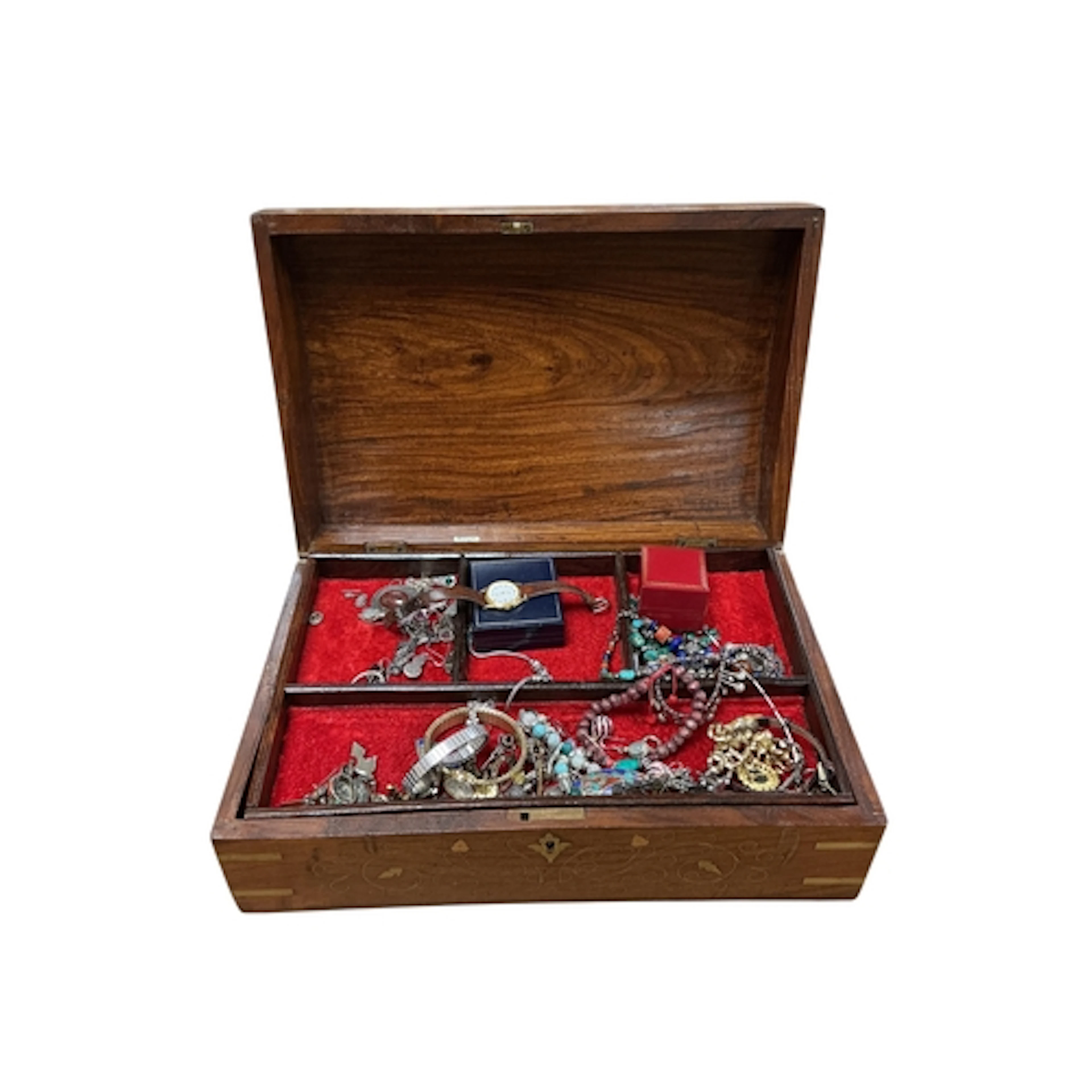 A quantity of assorted mainly costume jewellery and wrist wa...