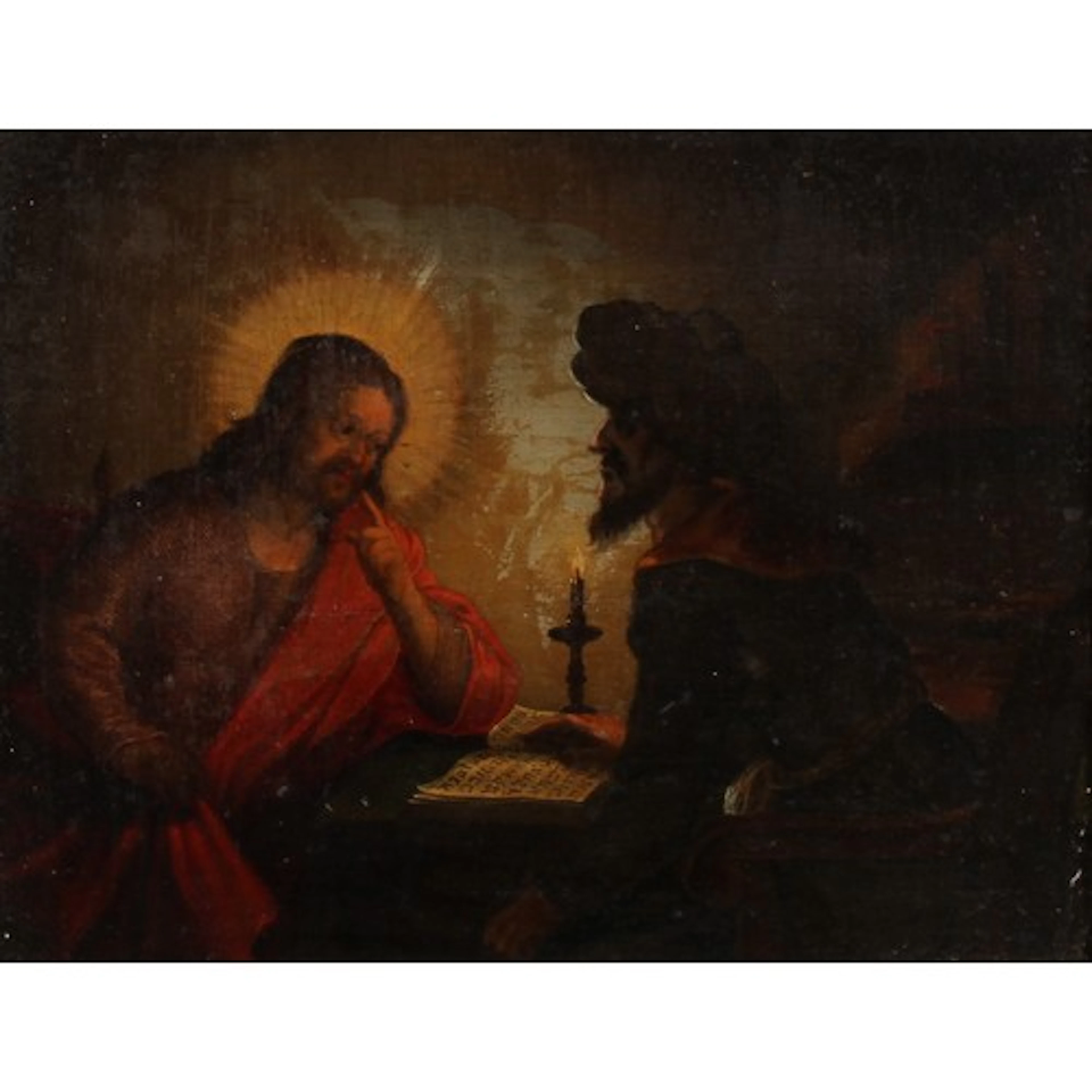 Flemish School (18th century) Christ and Nicodemus unsigne...