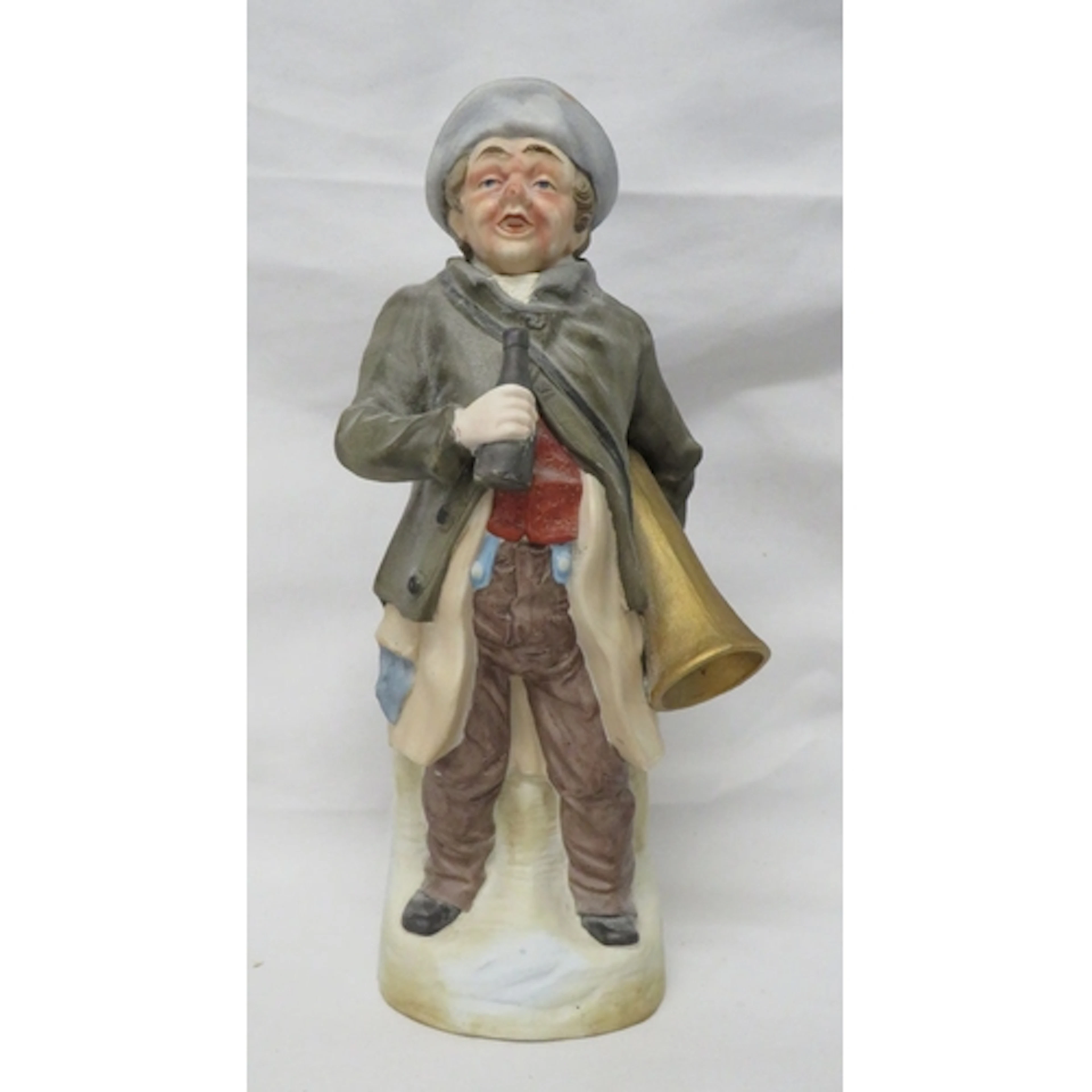 Large Vintage German Style Nodding Head Figurine Red Nosed G...