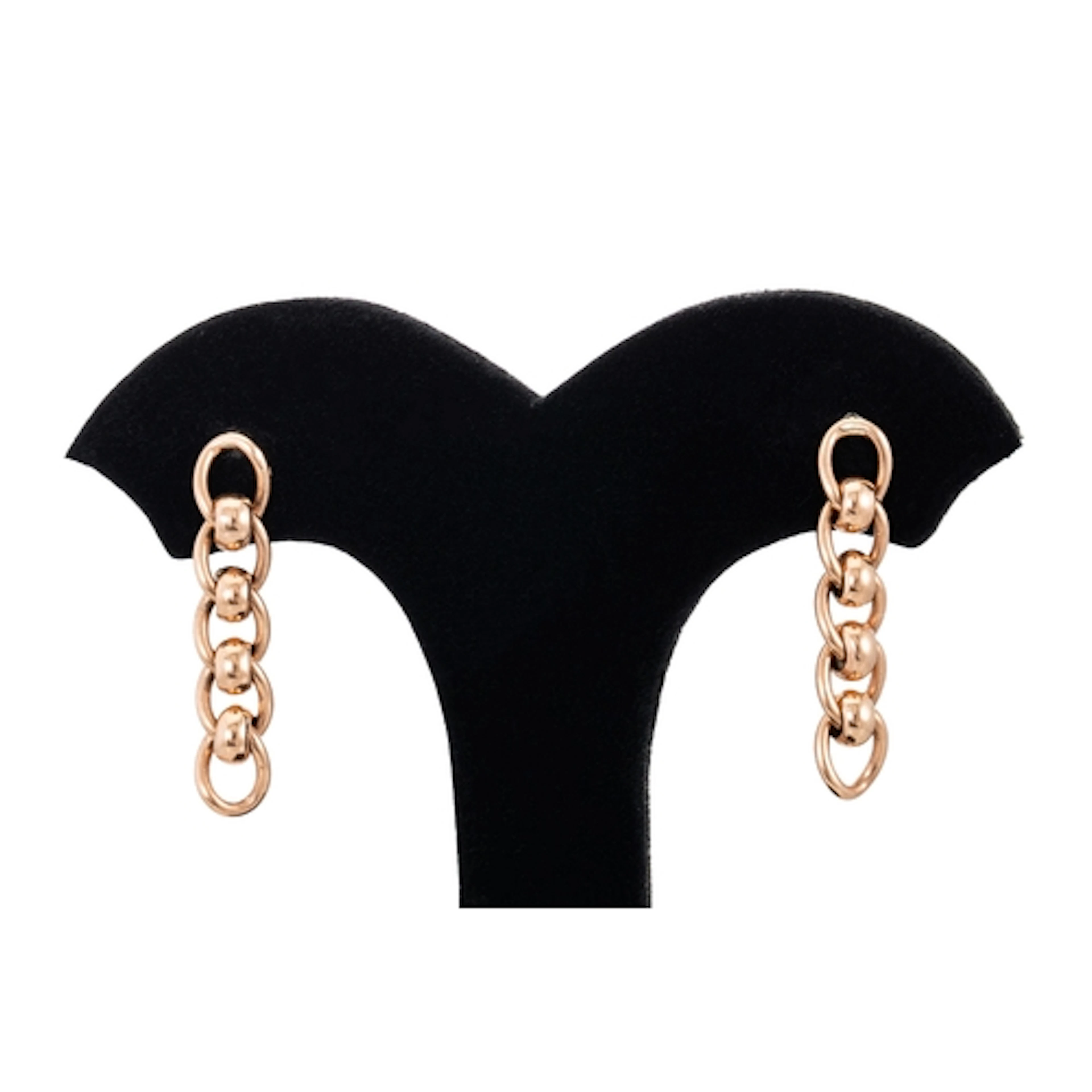 A PAIR OF 9CT GOLD DROP EARRINGS, gw 3.8 g.