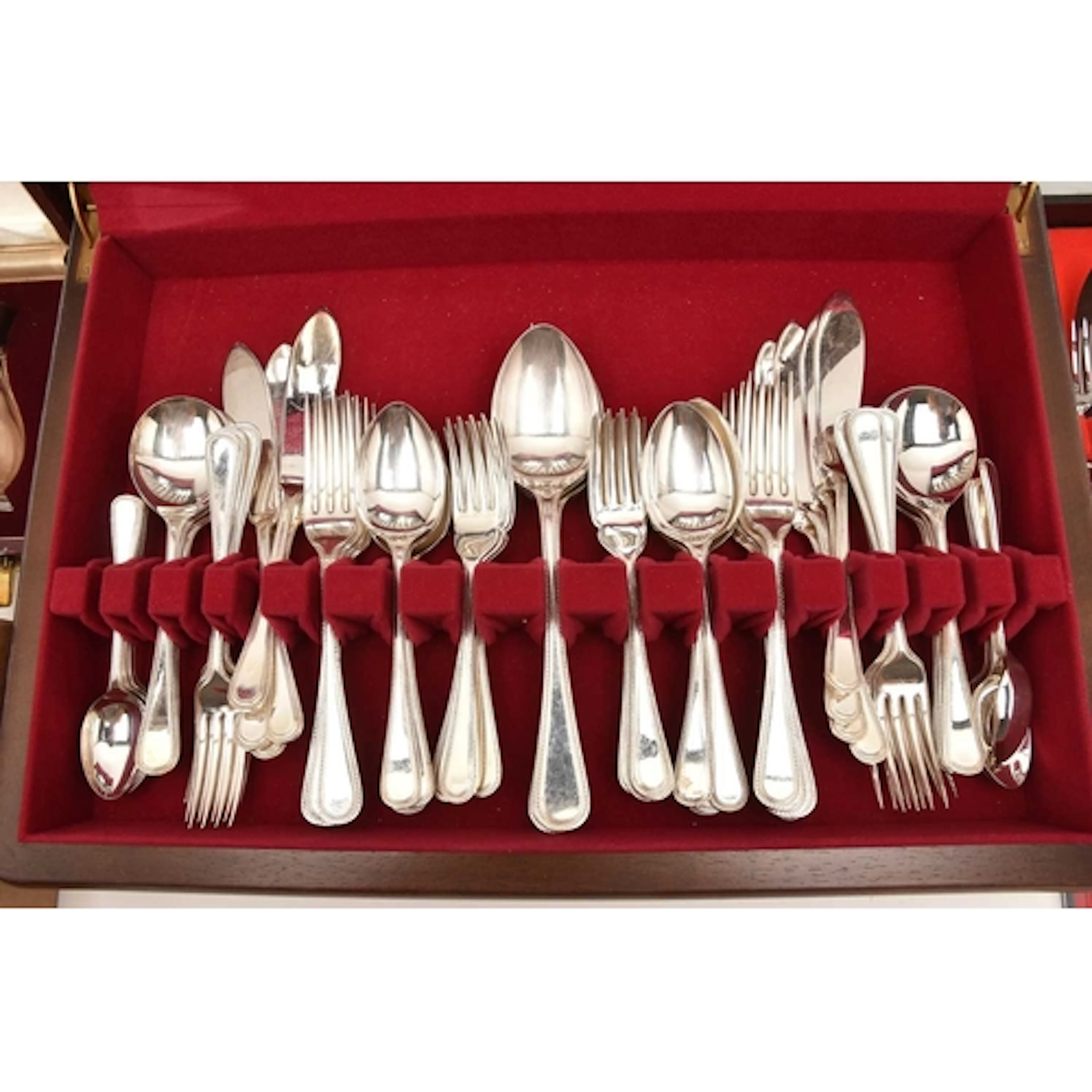 TWO CANTEENS, COMMUNION SET AND OTHER CUTLERY, to include a ...