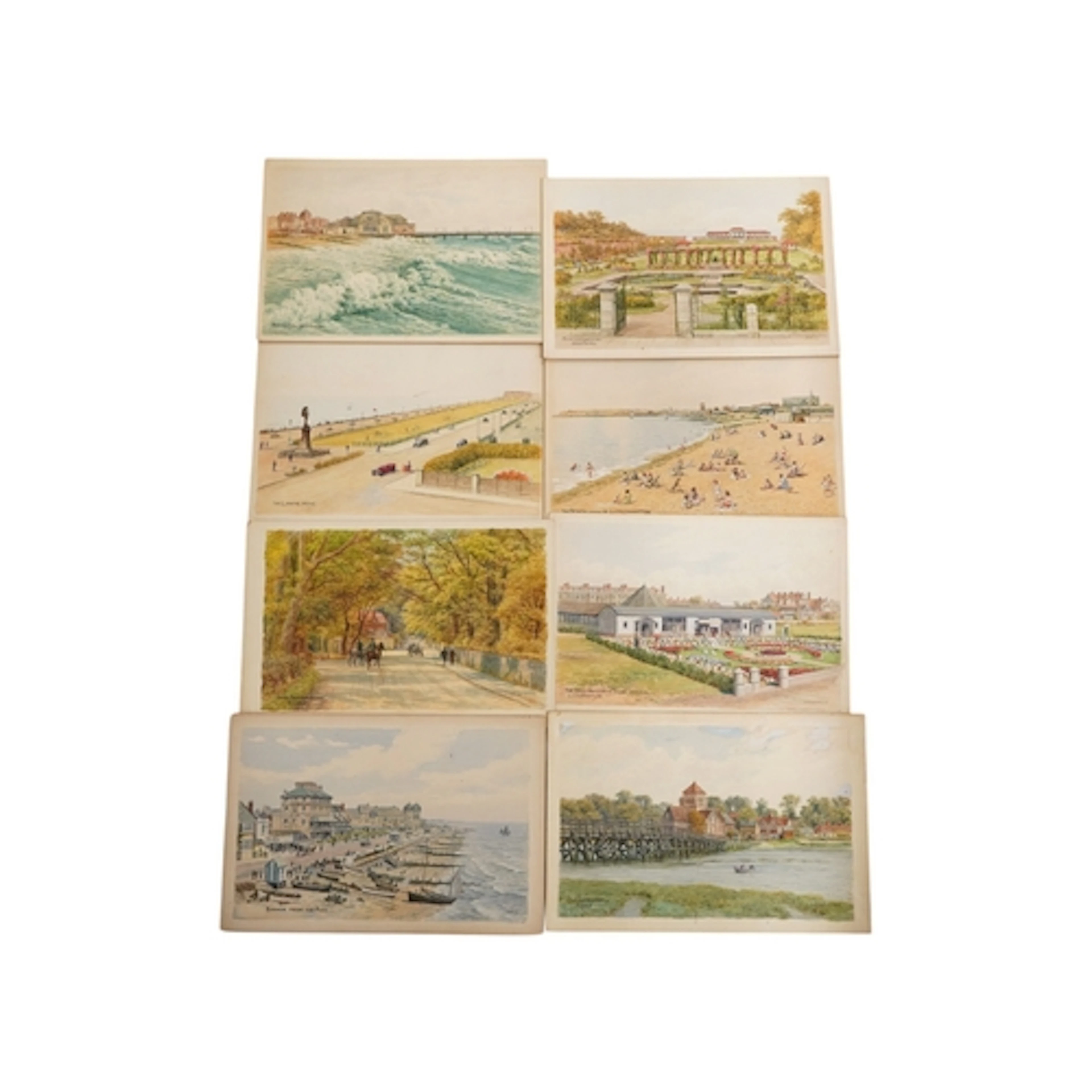 Alfred Robert Quinton (1853-1934), a set of eight original w...