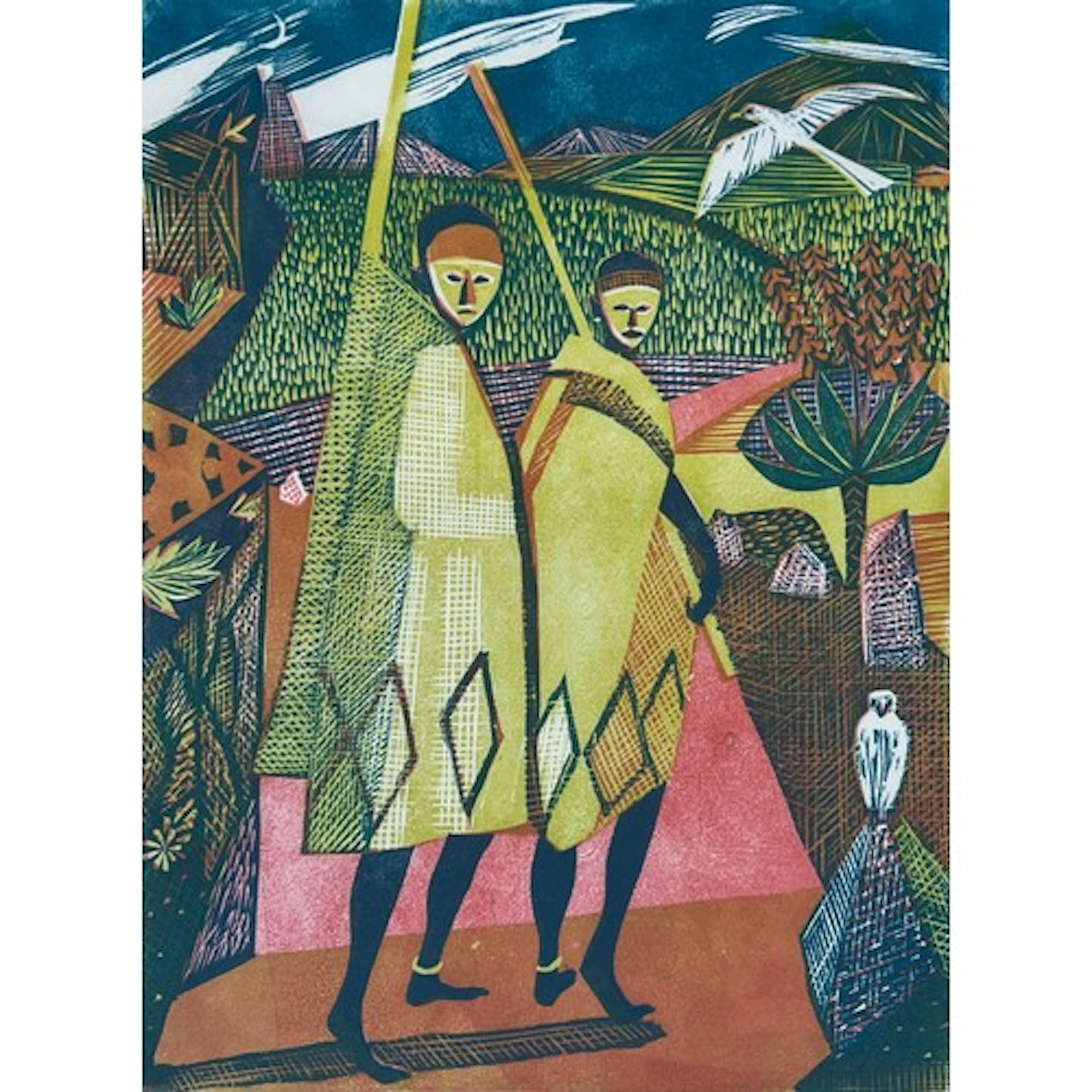 Rupert Shephard (British, 1909-1992), 'The Initiates', colou...