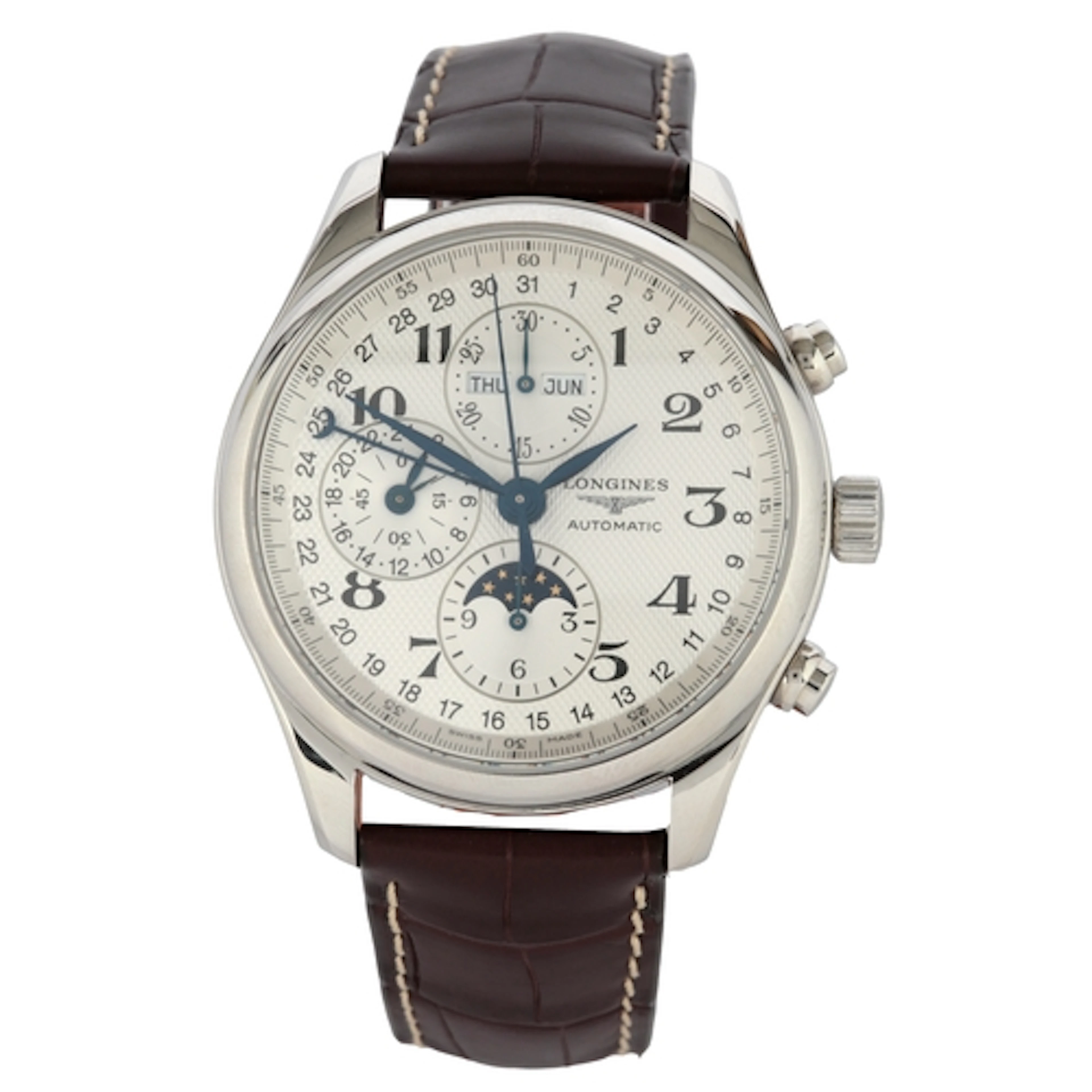 A gentleman's 2013 stainless steel Longines Master Collectio...