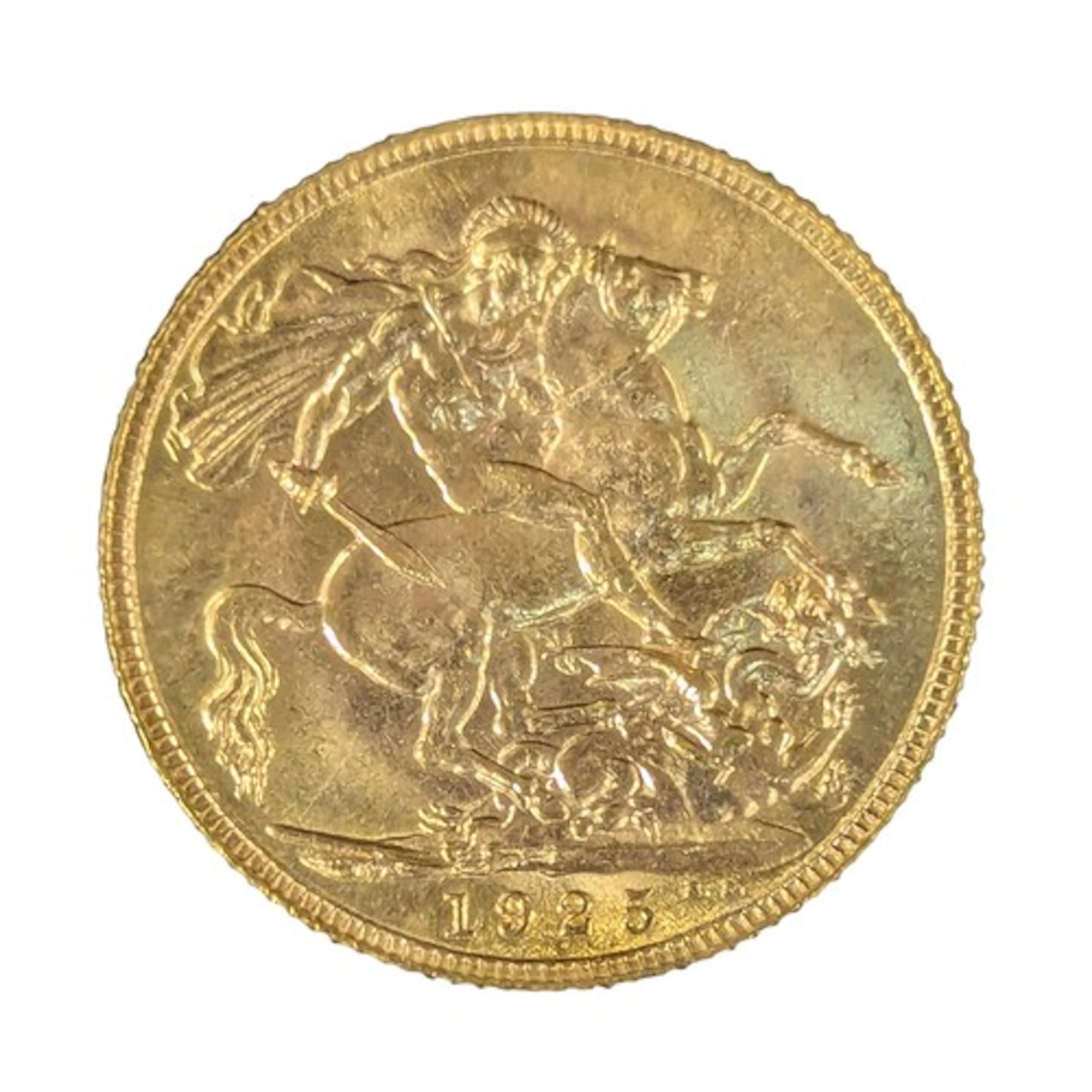 A George V sovereign, dated 1925, 8g