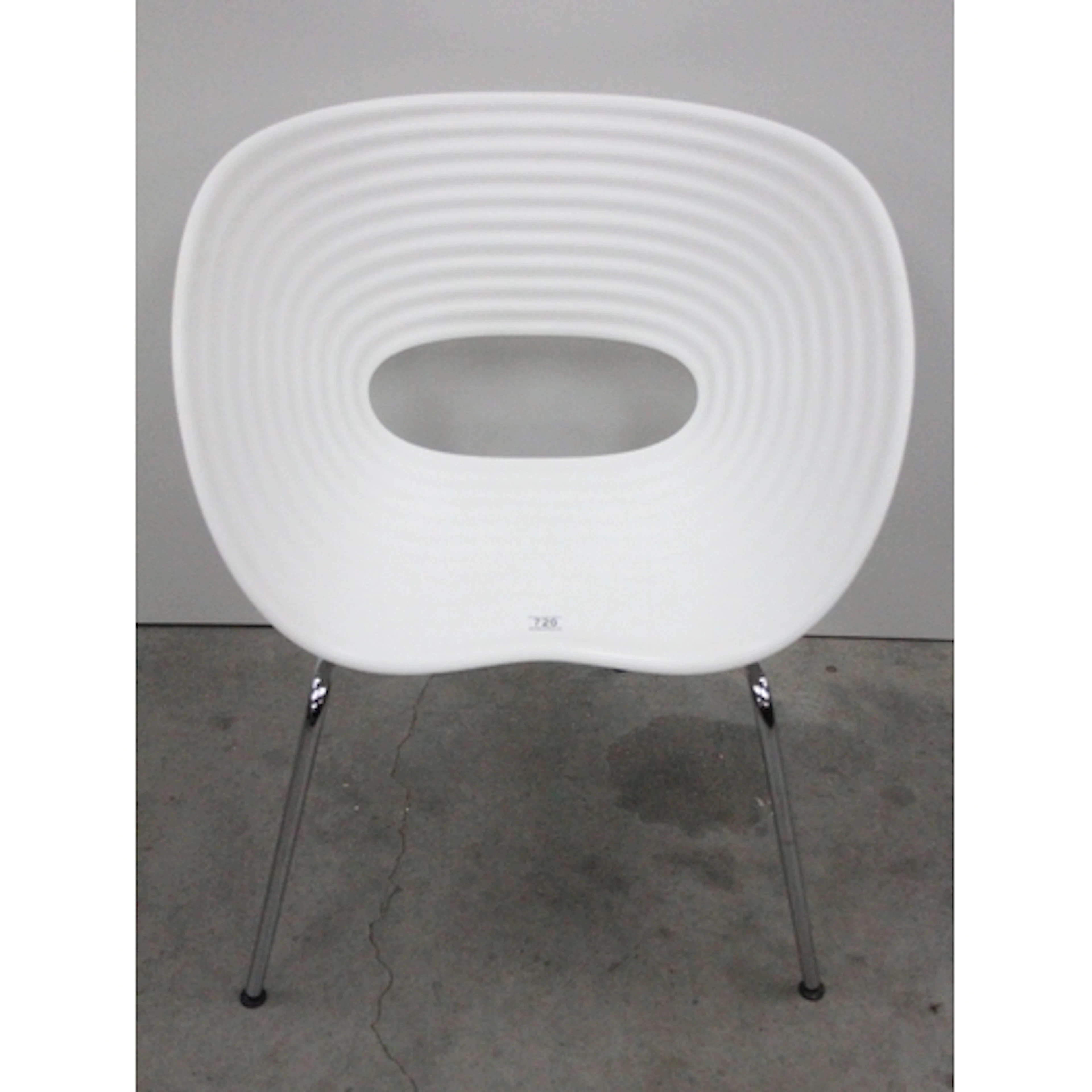 Ron Arad for Vitra; Tom Vac chair, having white polypropylen...