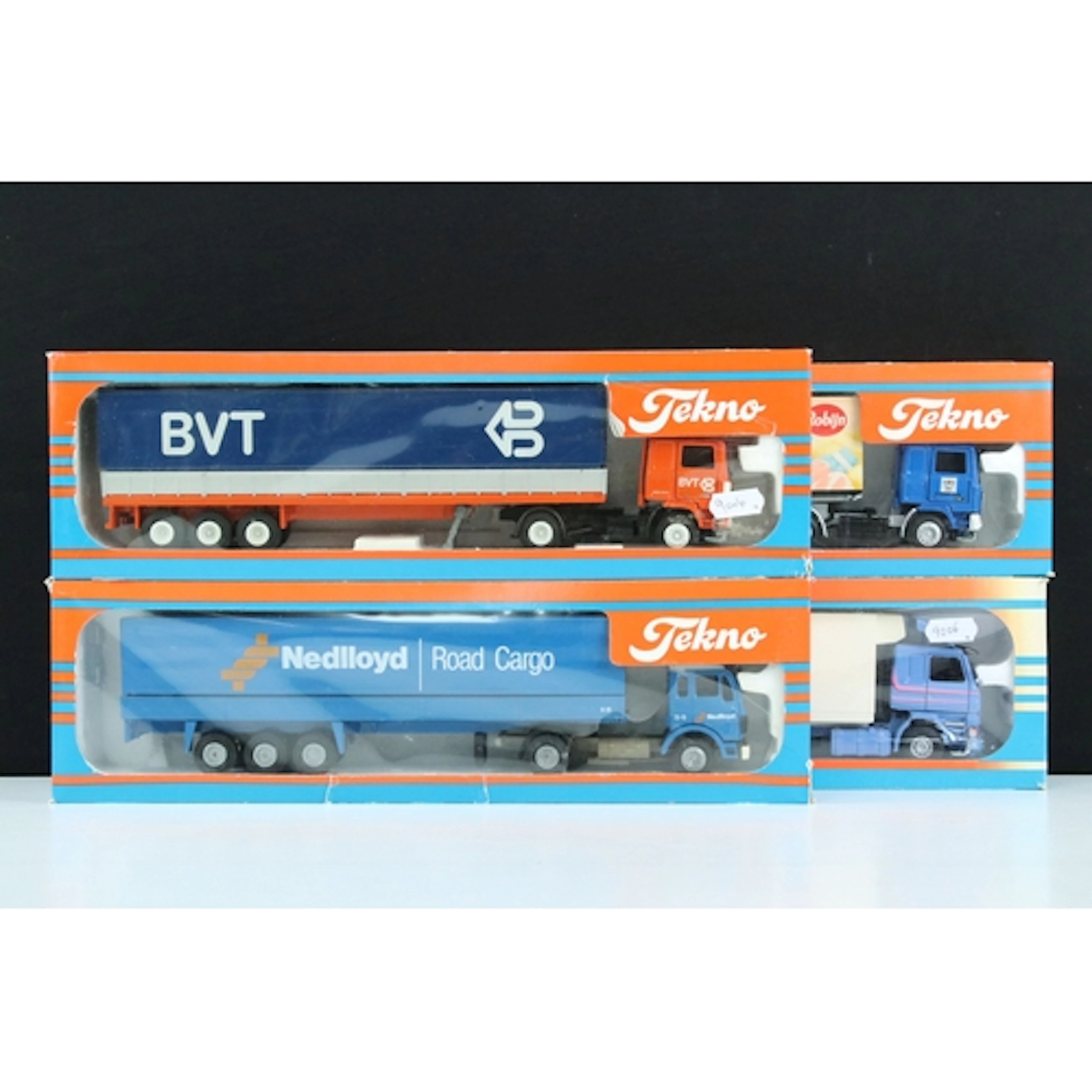 Four boxed Tekno 1/50 diecast haulage models to include Volv...