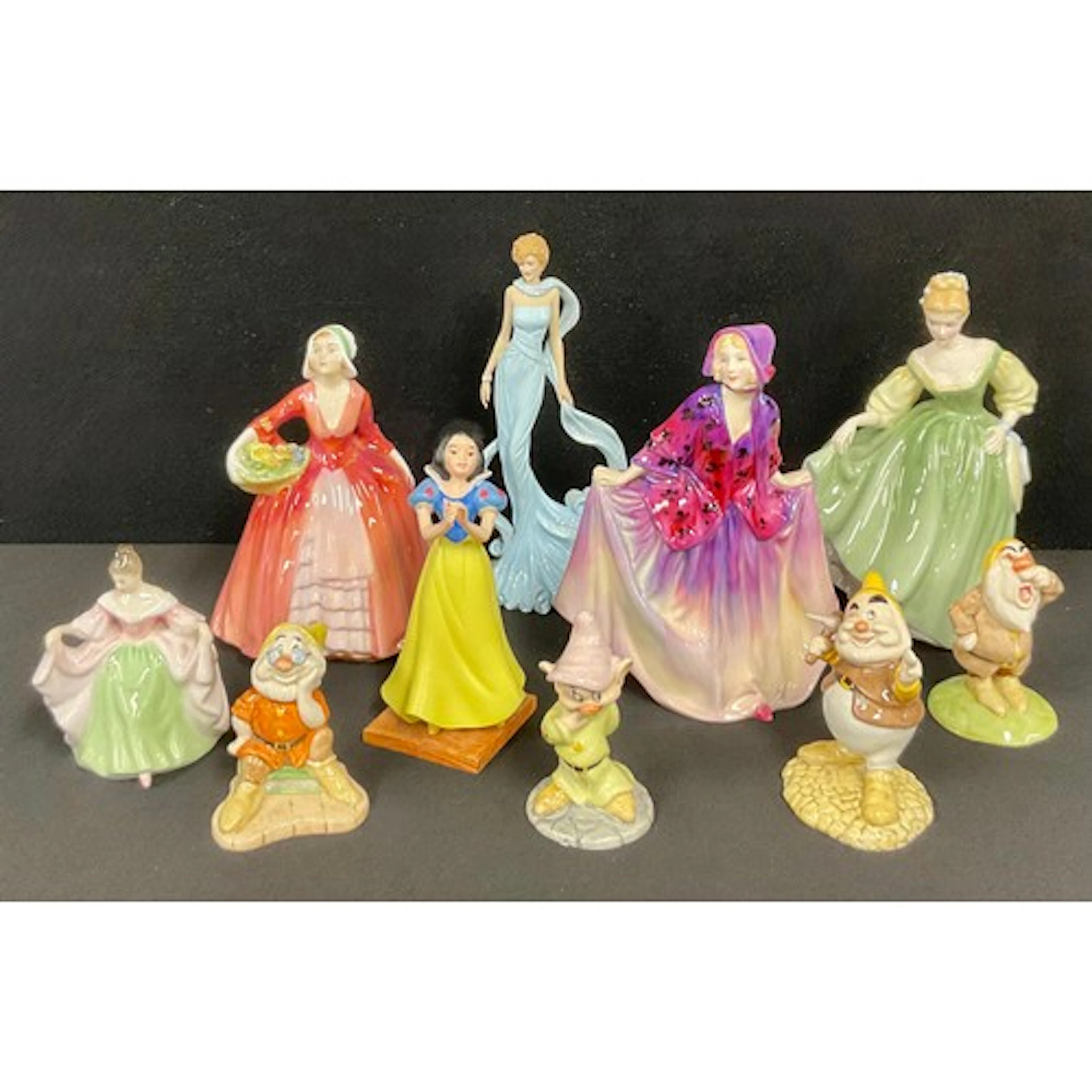 A Royal Doulton figure, Sweet Anne, HN1496; others, Janet, F...