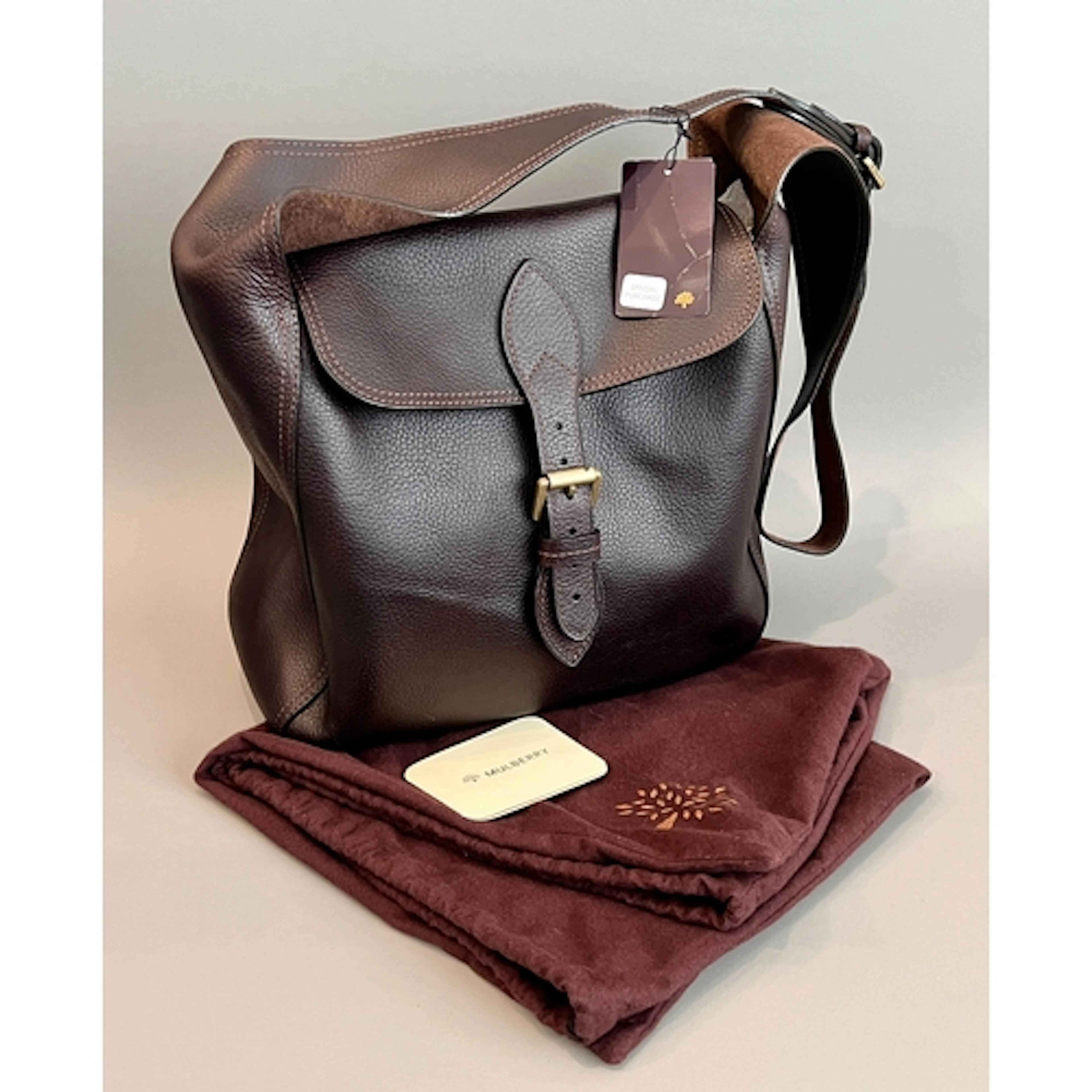 Mulberry Brinkley Sullivan shoulder bag - the dark chocolate...