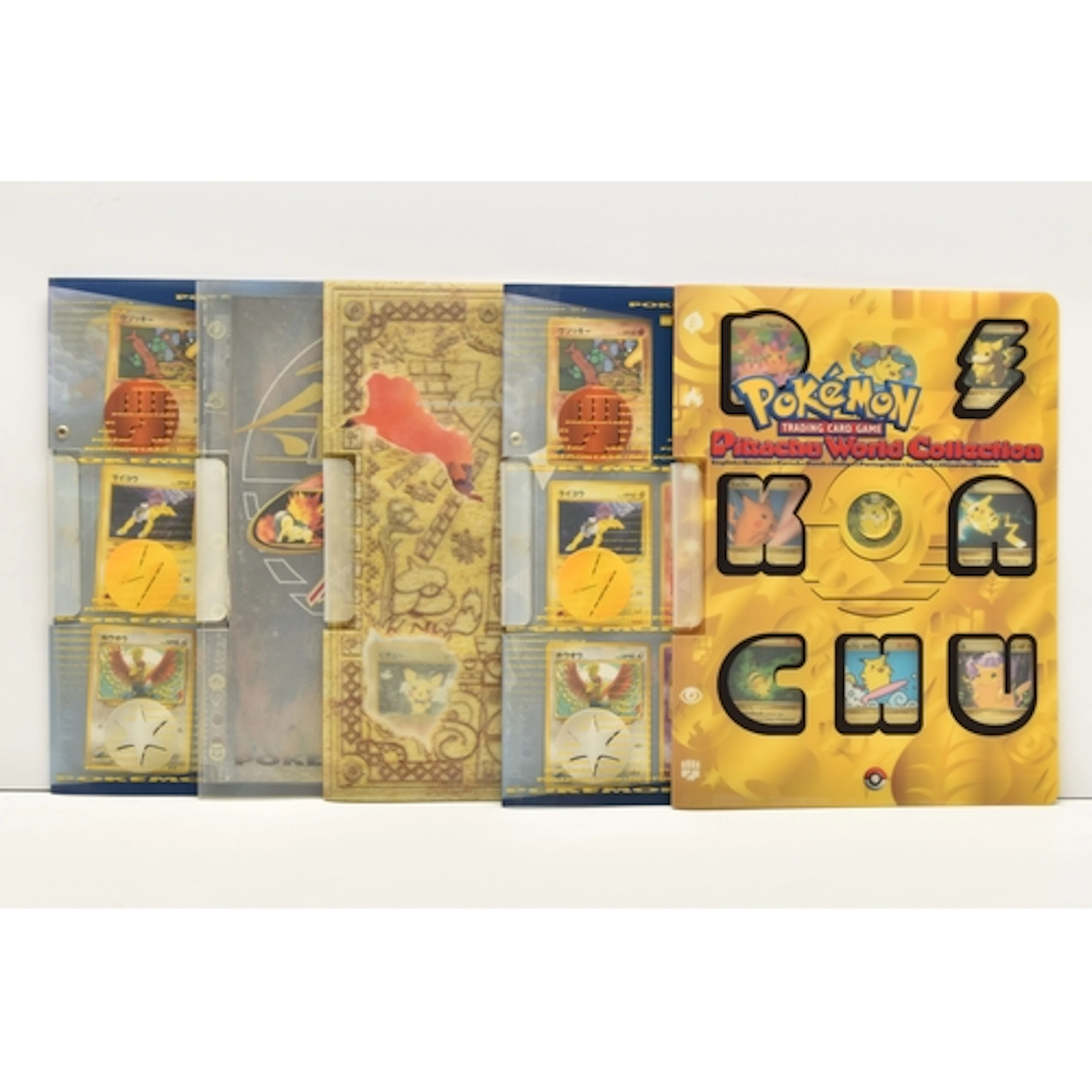 COLLECTION OF POKEMON FOLDERS, includes the World Pikachu Co...