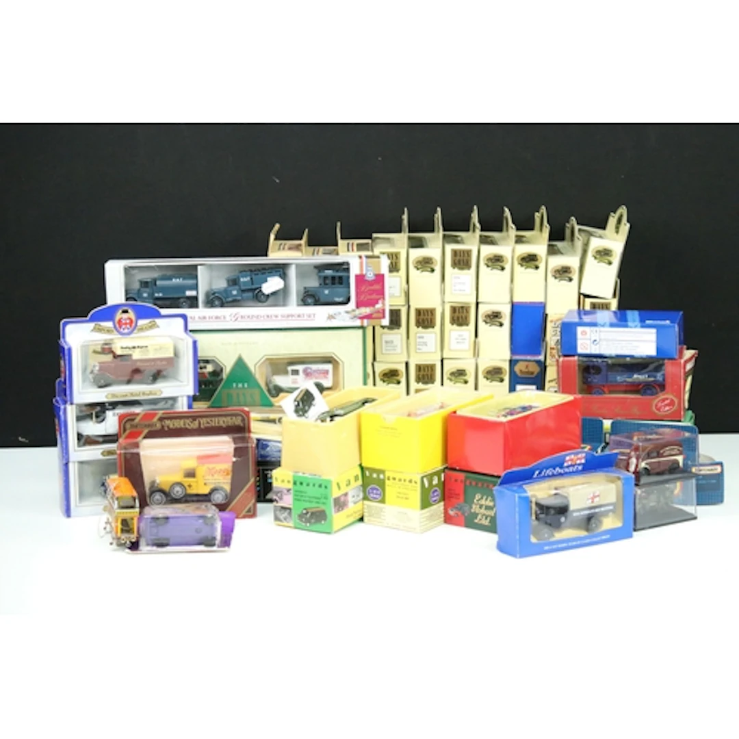 Around 50 boxed diecast models to include Lledo Days Gone, O...