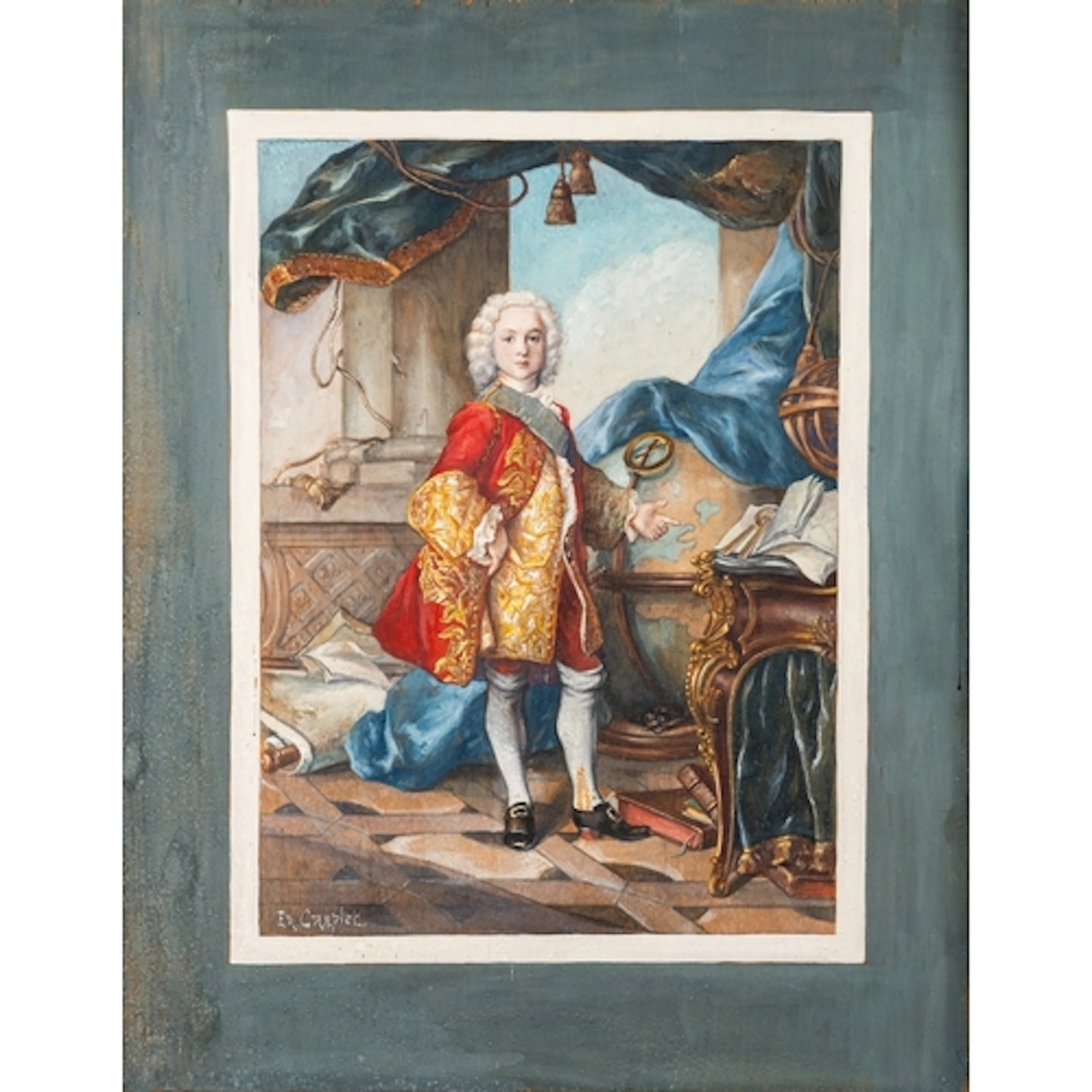 20th Century hand after Louis Tocque (1696-1722) - A copy o...