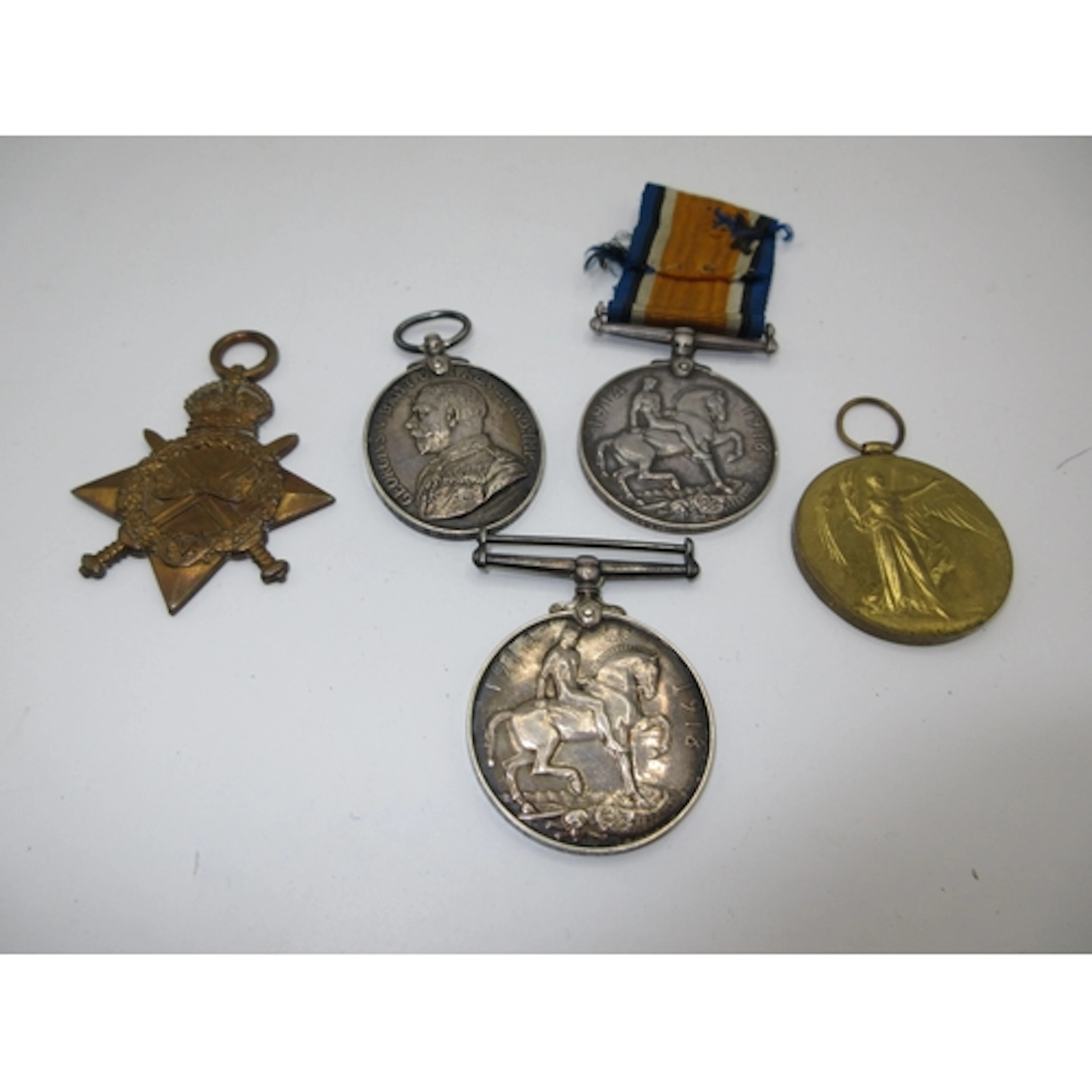 Three WWI Medals and Territorial Medal to 198 S. SJT W.B. Wi...