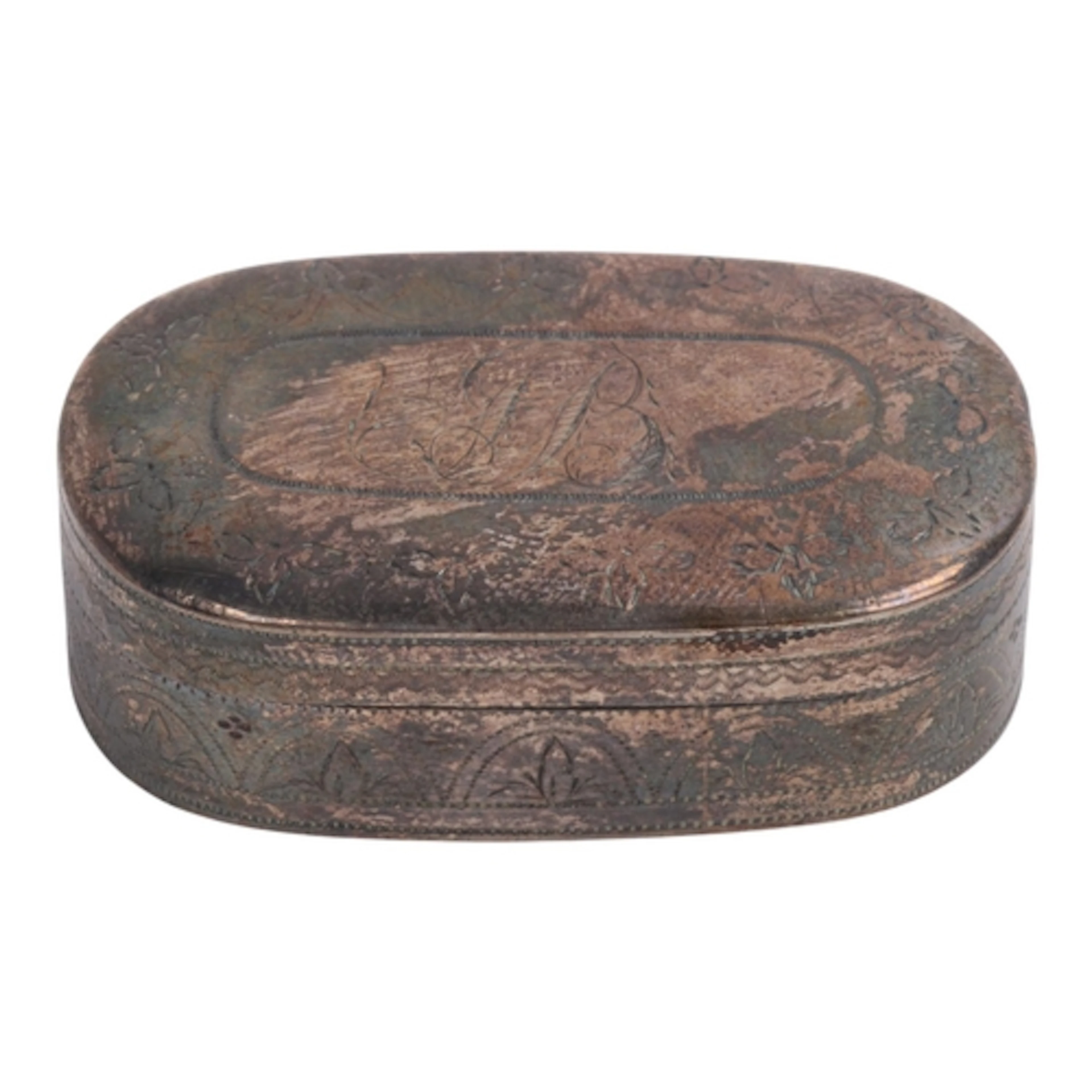 A George III silver snuff box, Samuel Pemberton, Birmingham ...
