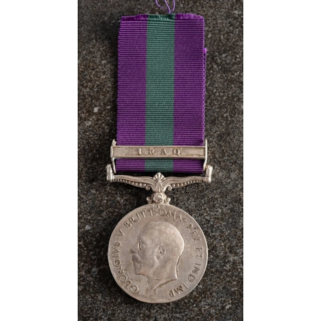 A GRV General Service Medal with Iraq clasp to '41207 Dvr T...