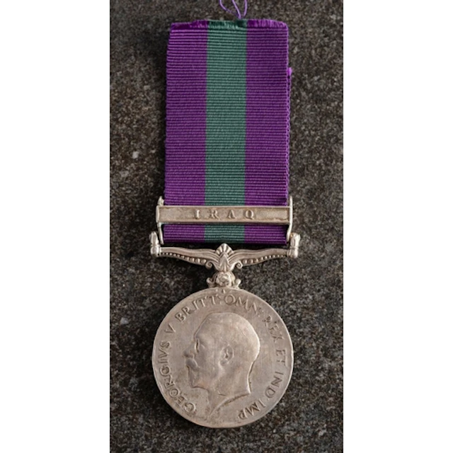 A GRV General Service Medal with Iraq clasp to '41207 Dvr T...