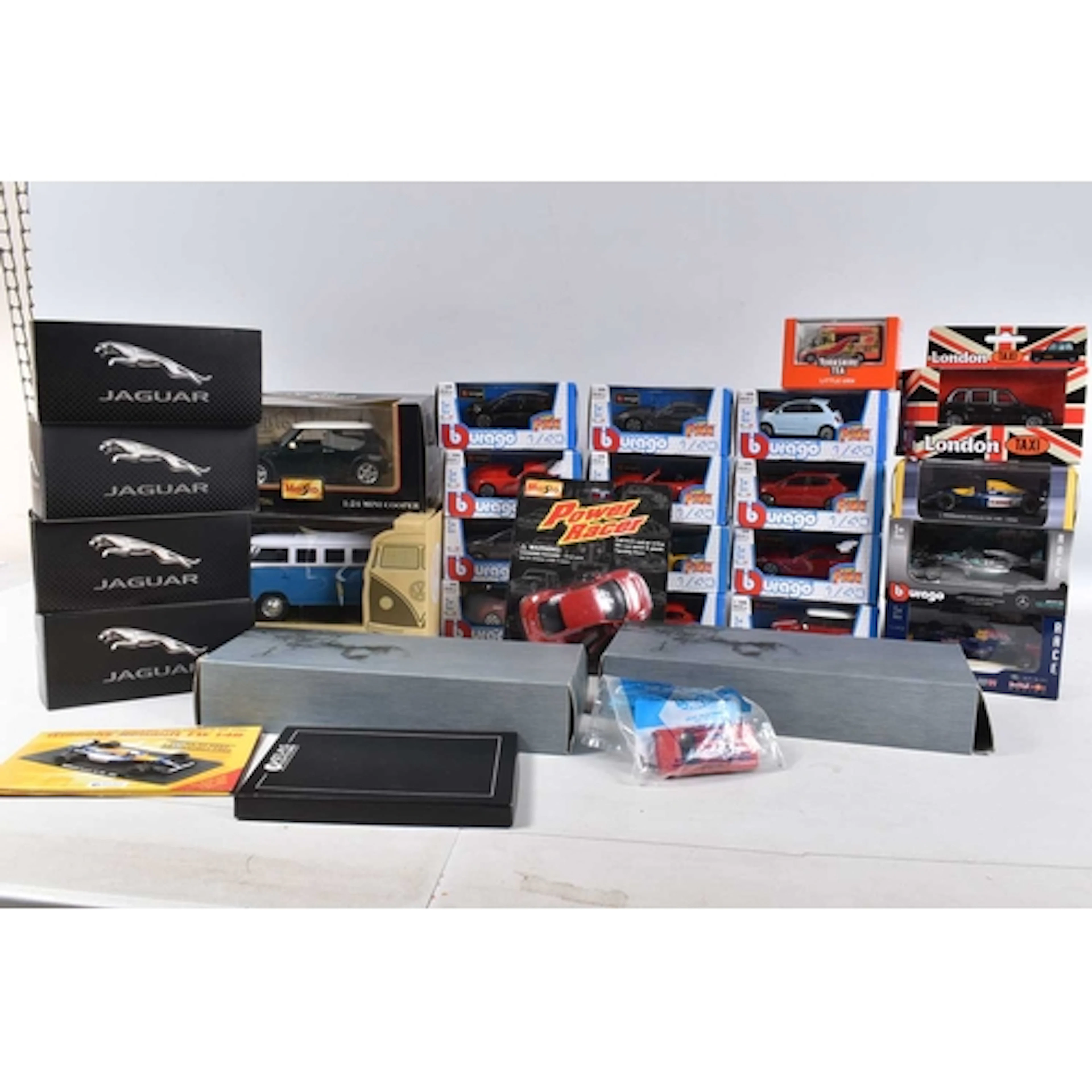 COLLECTION OF BOXED DIECAST MODEL VEHICLES, included are Bbu...