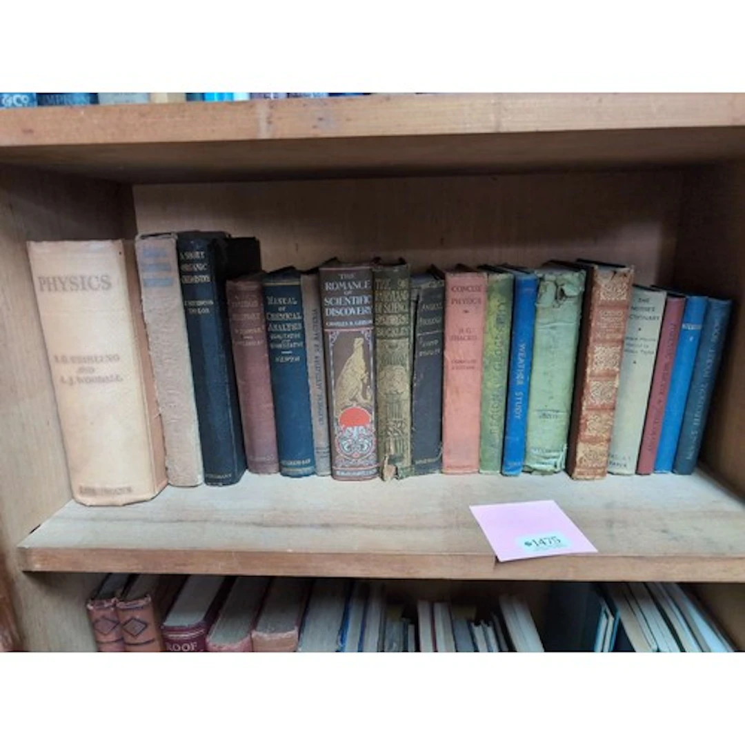 A collection late 19th early 20th century educational books,...