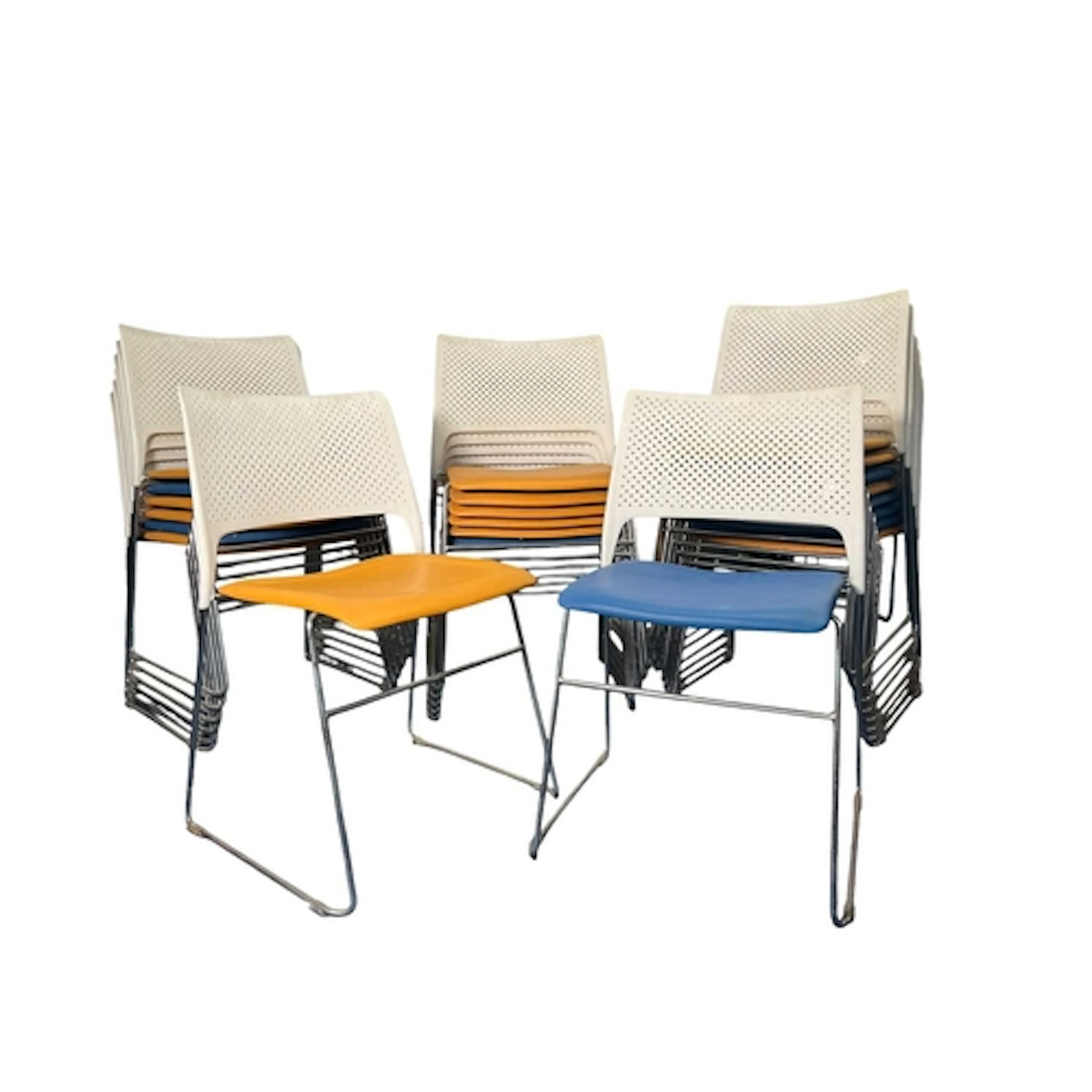 Orangebox - a set of 20 + contemporary designer stacking cha...