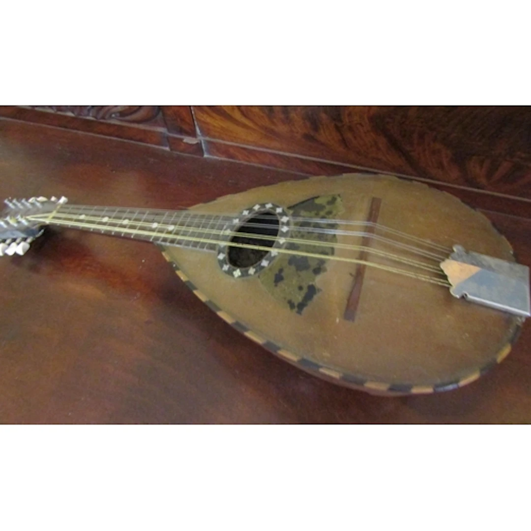Old Mandolin with Herringbone Inlay