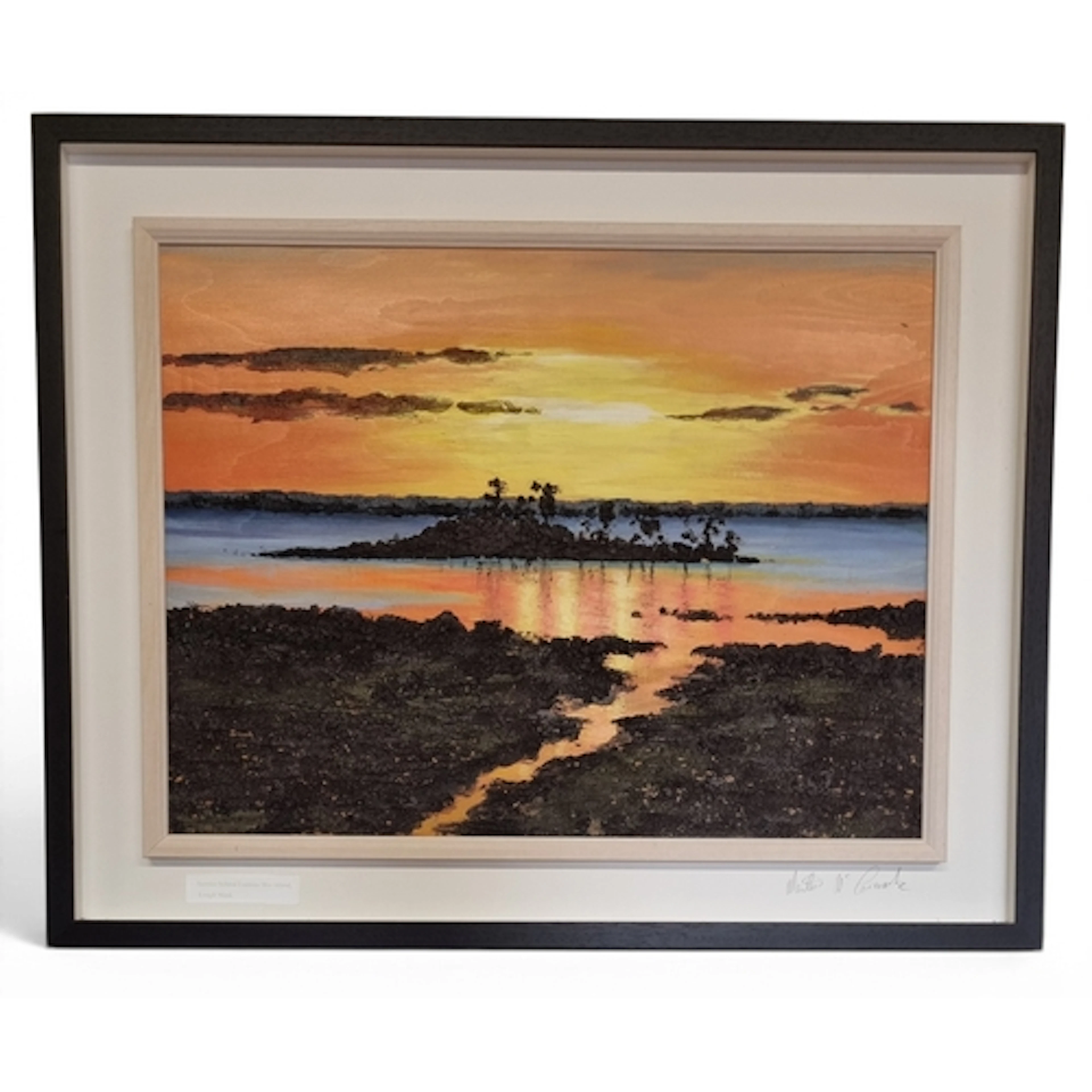 Martin McCormack. Irish. 'Sunrise behind Lusteen Mor Island ...