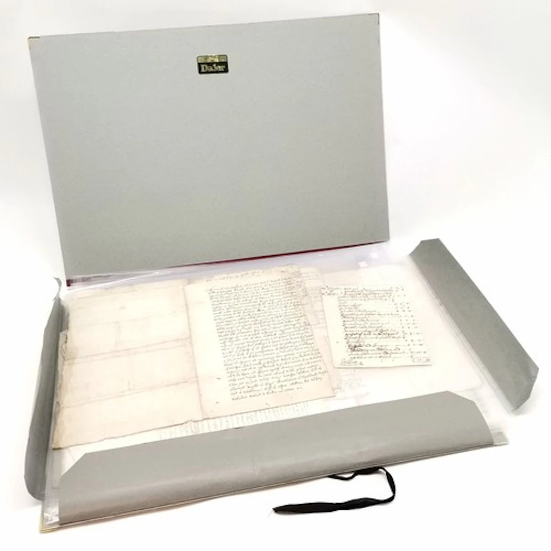 Interesting collection of 23 x Staffordshire documents datin...