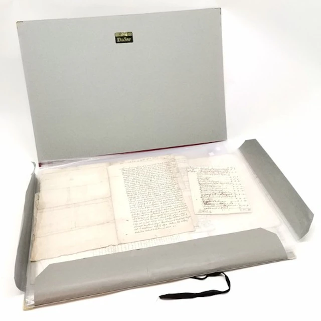 Interesting collection of 23 x Staffordshire documents datin...