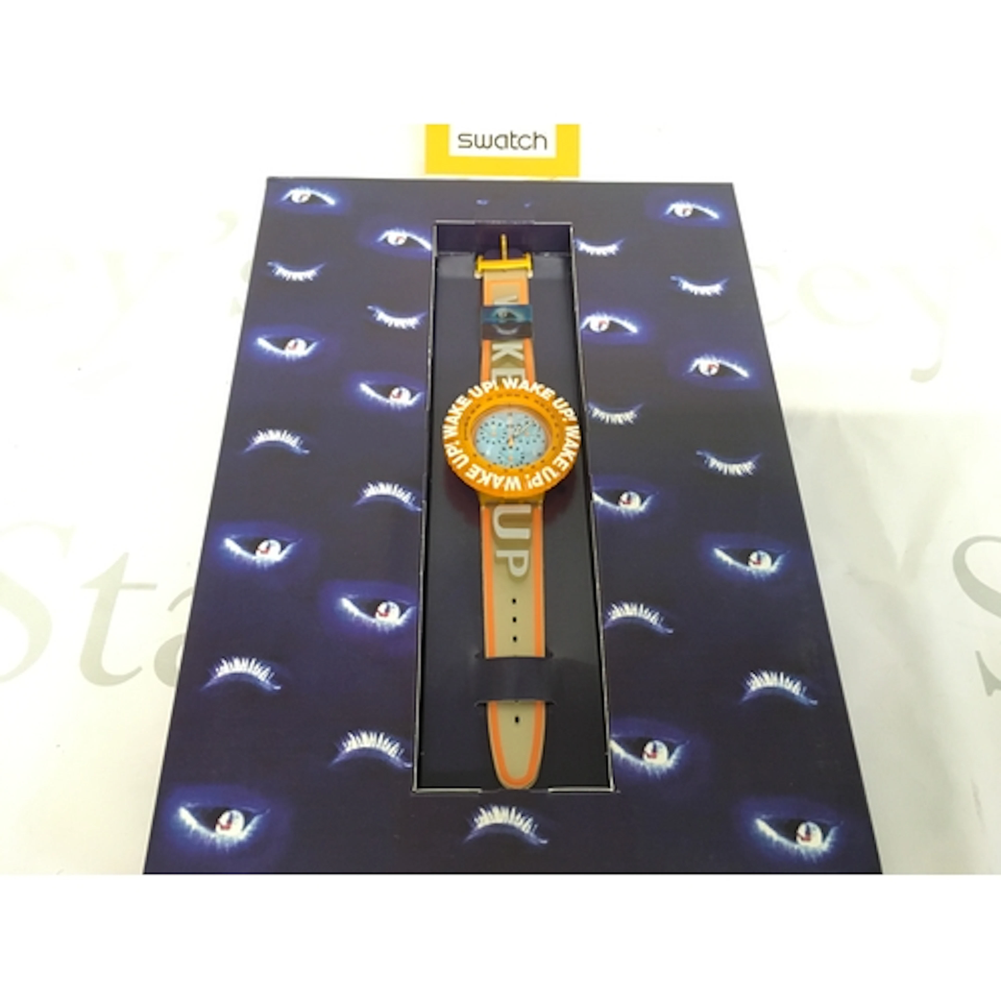 Swatch Aqua Chrono "Wake Up" (SBZ104) watch, a 1998 special ...