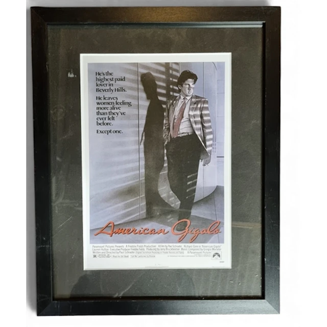 A coloured Print of an American Gigolo starring Richard Gere...