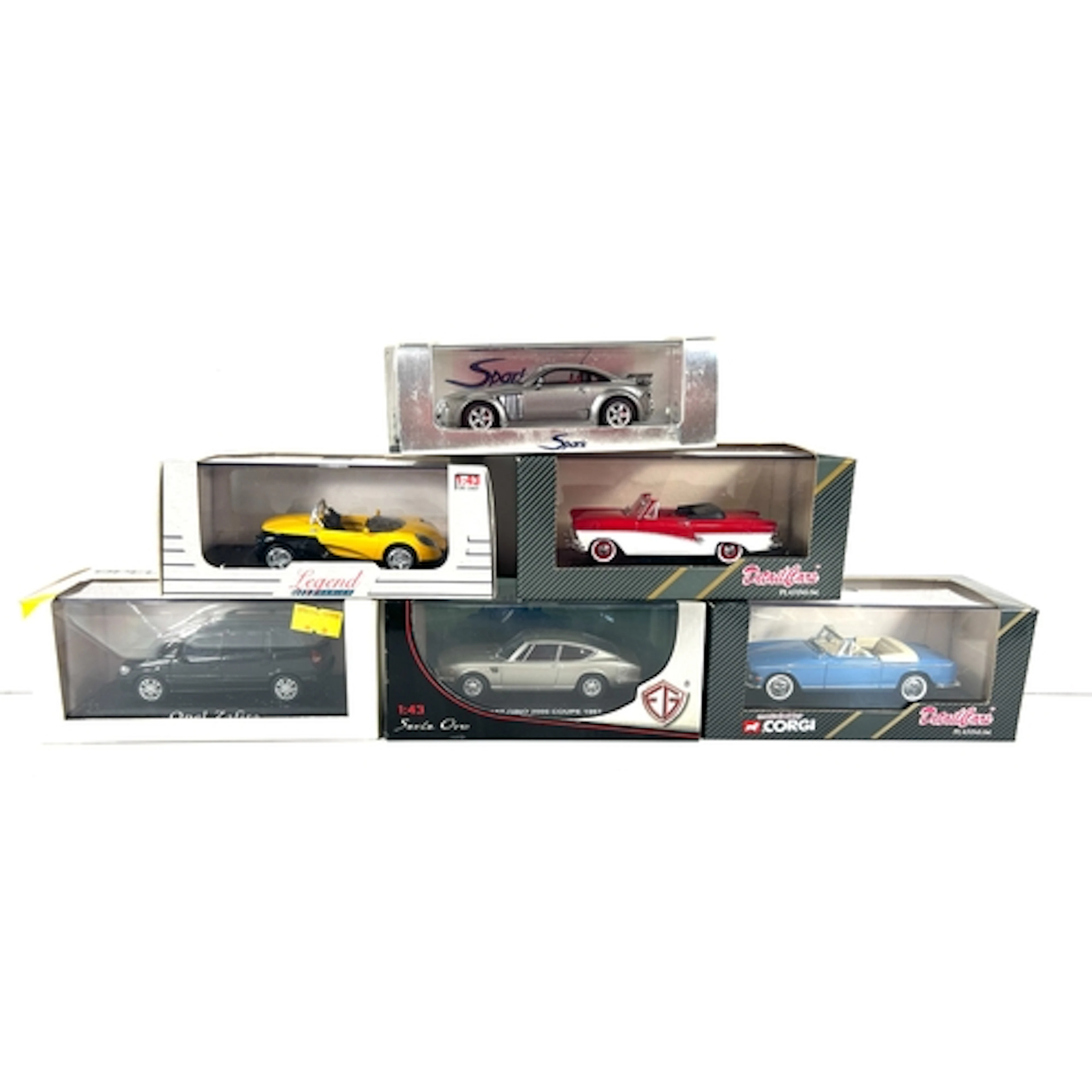 18 Various Makes. Spark MG SVR, Universal Hobbies Renault Al...