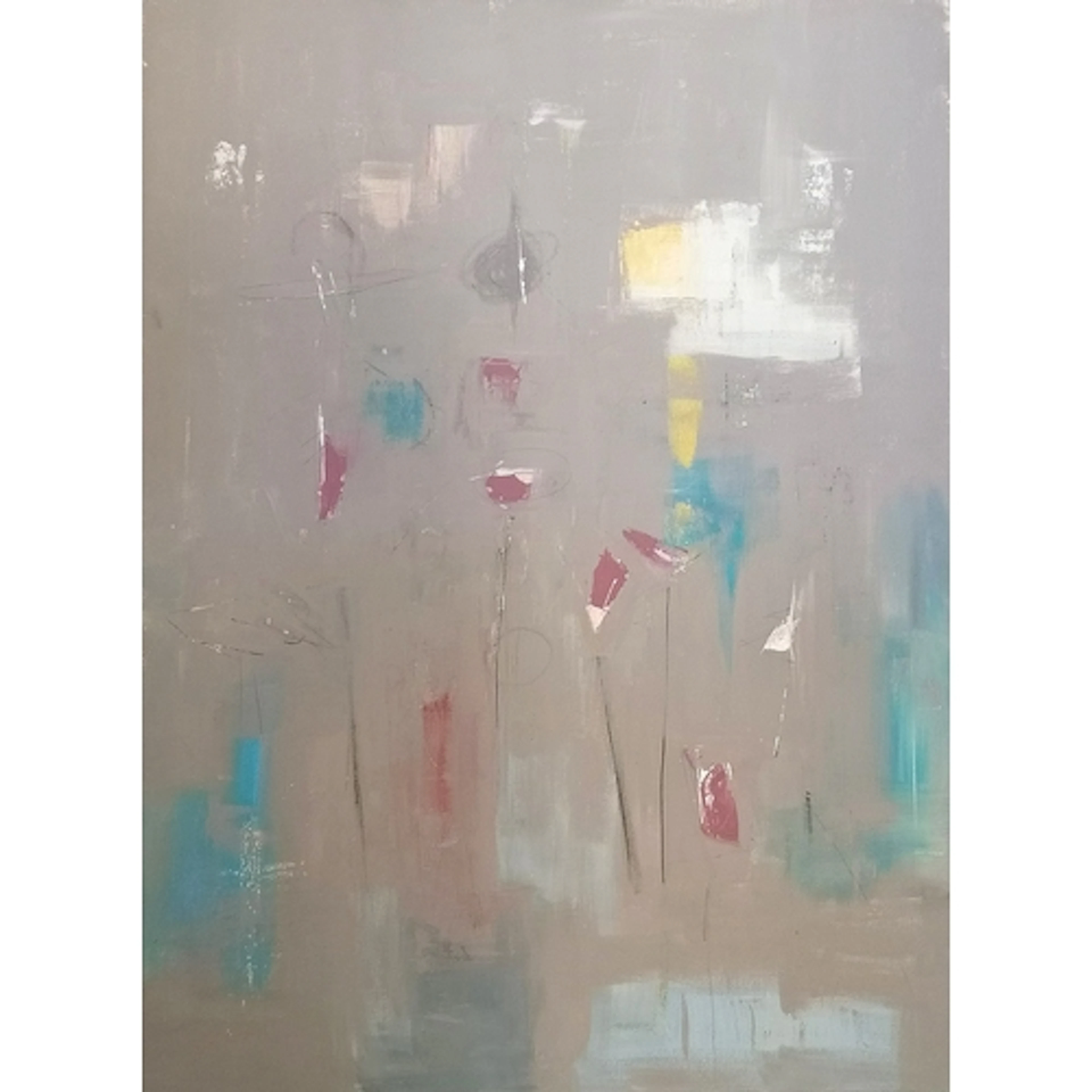 Contemporary abstract original painting on canvas - 60cm x 8...