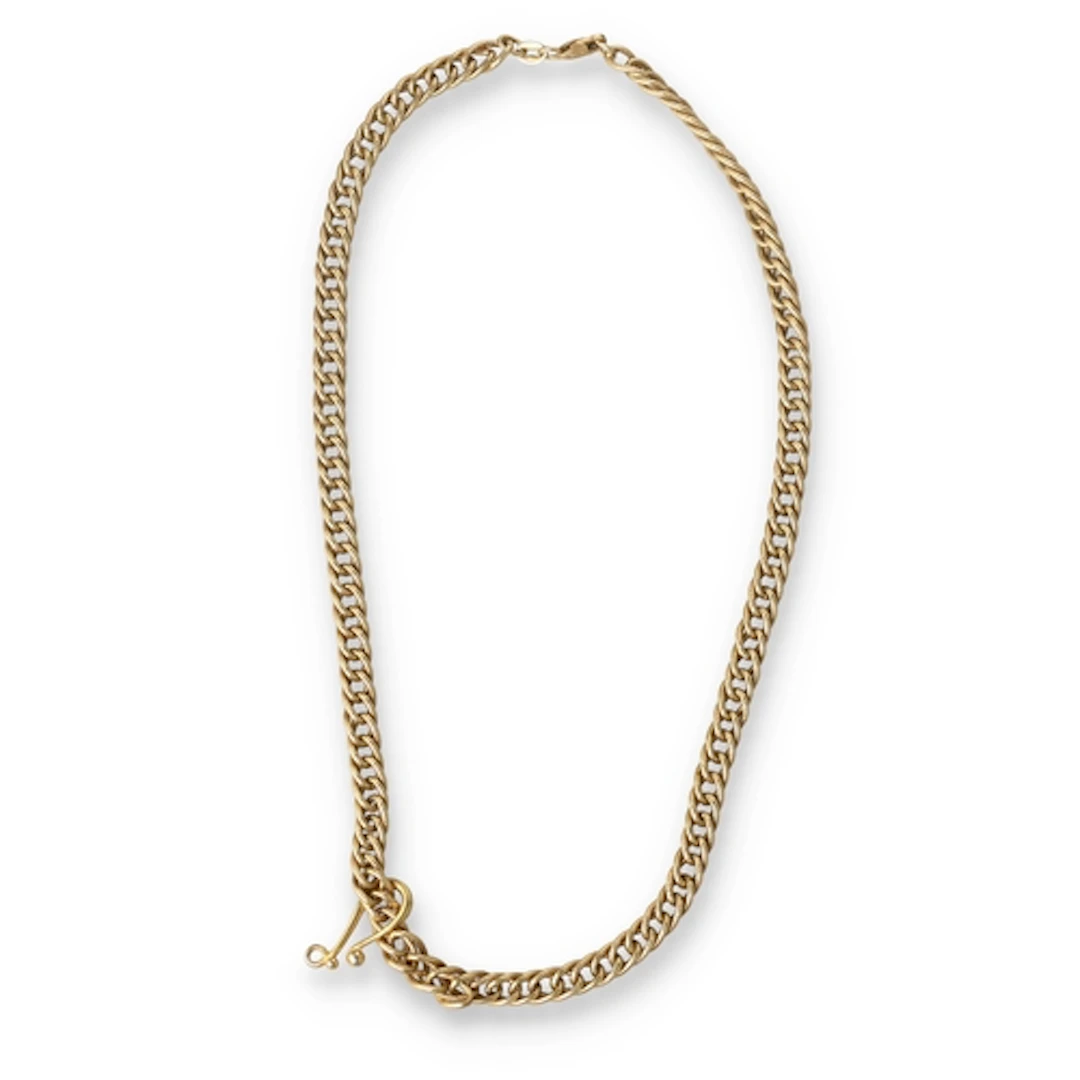 AN 18CT GOLD CHAIN LINK NECKLACE Weight: 21gms ...