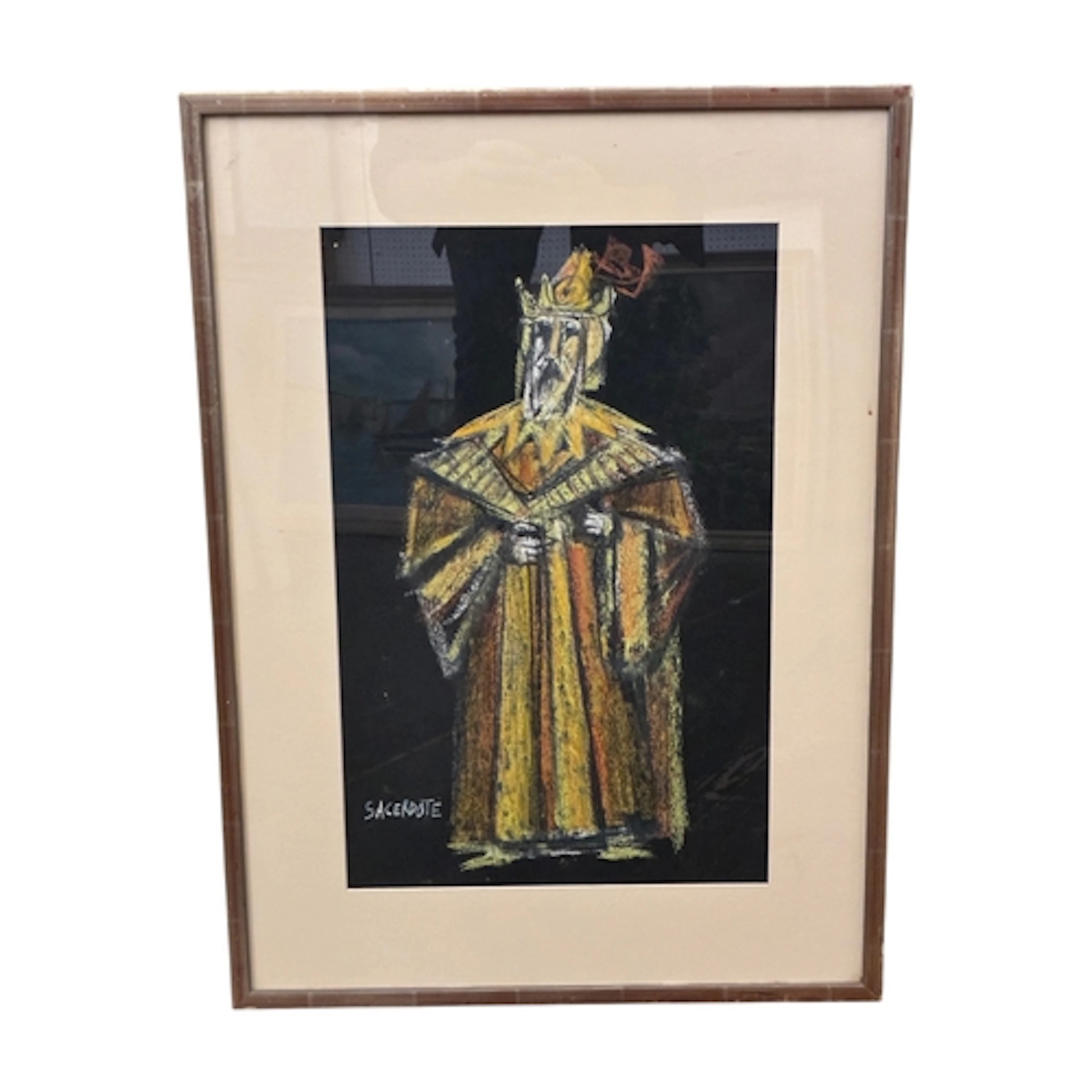 Emanuele Luzzati (1921-2007) - 'Sacerdote', a theatre costum...