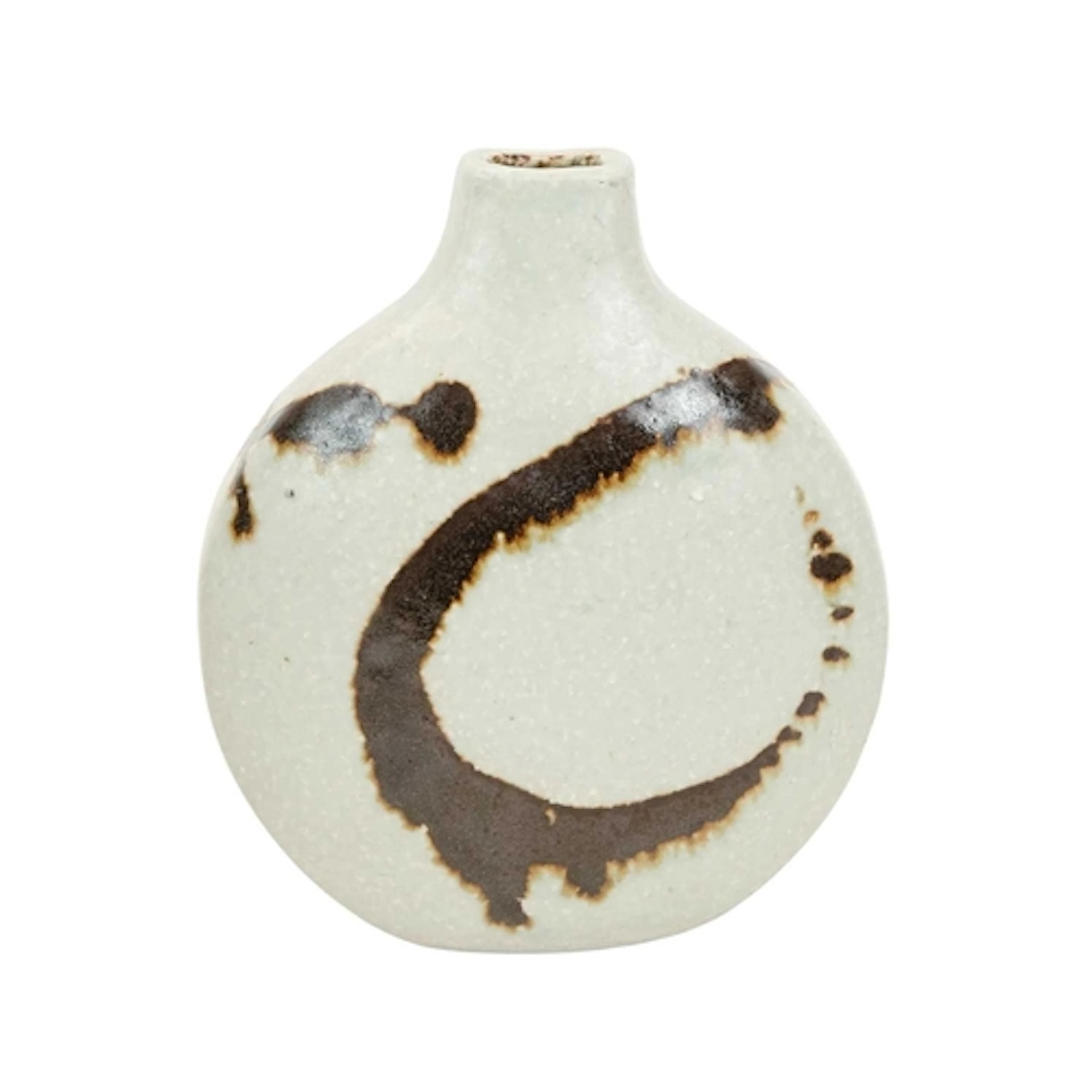 § Janet LEACH (1918-1997) Vase (1980) Heavy grogg porcelain,...