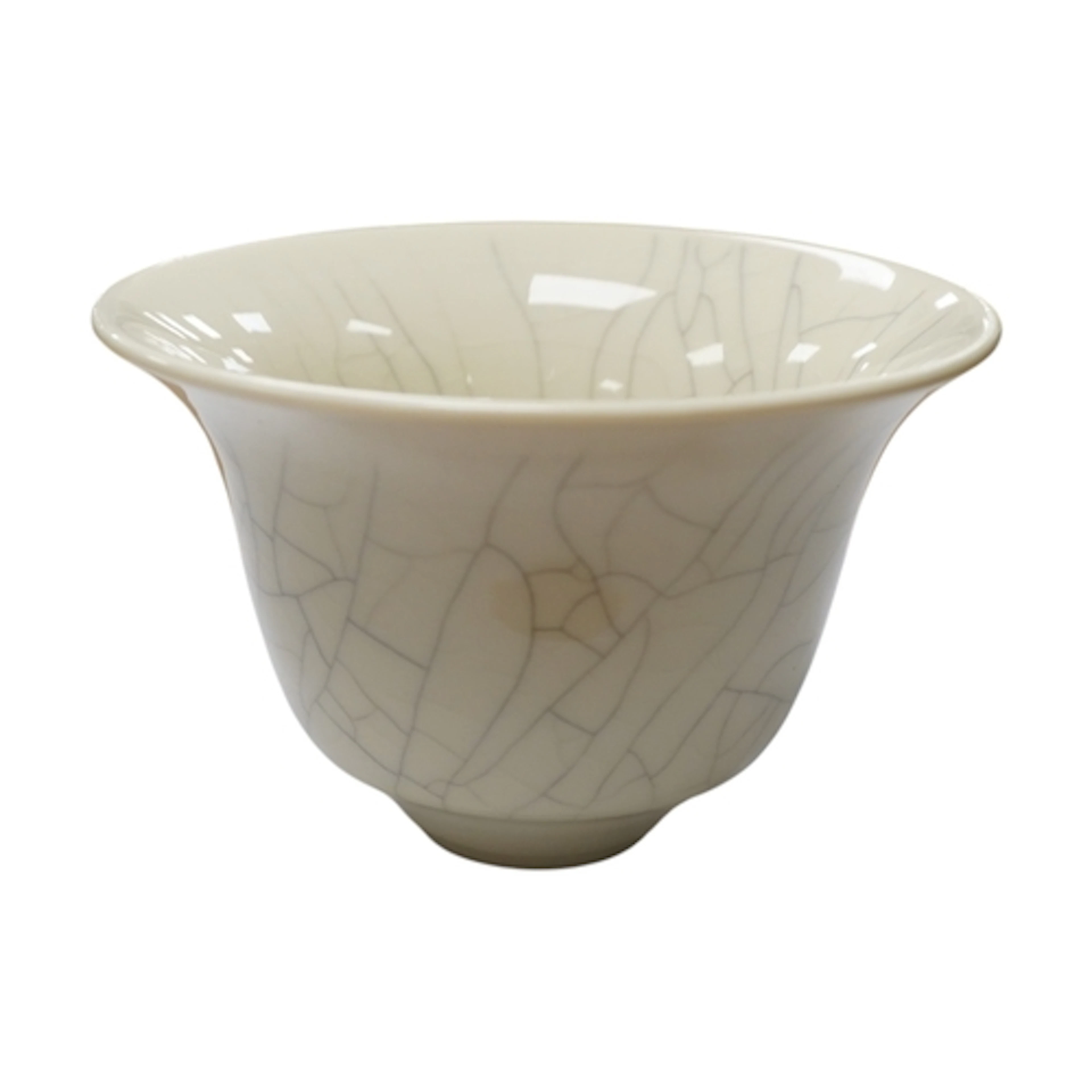 A Christine-Ann Richards studio pottery bowl having a crackl...