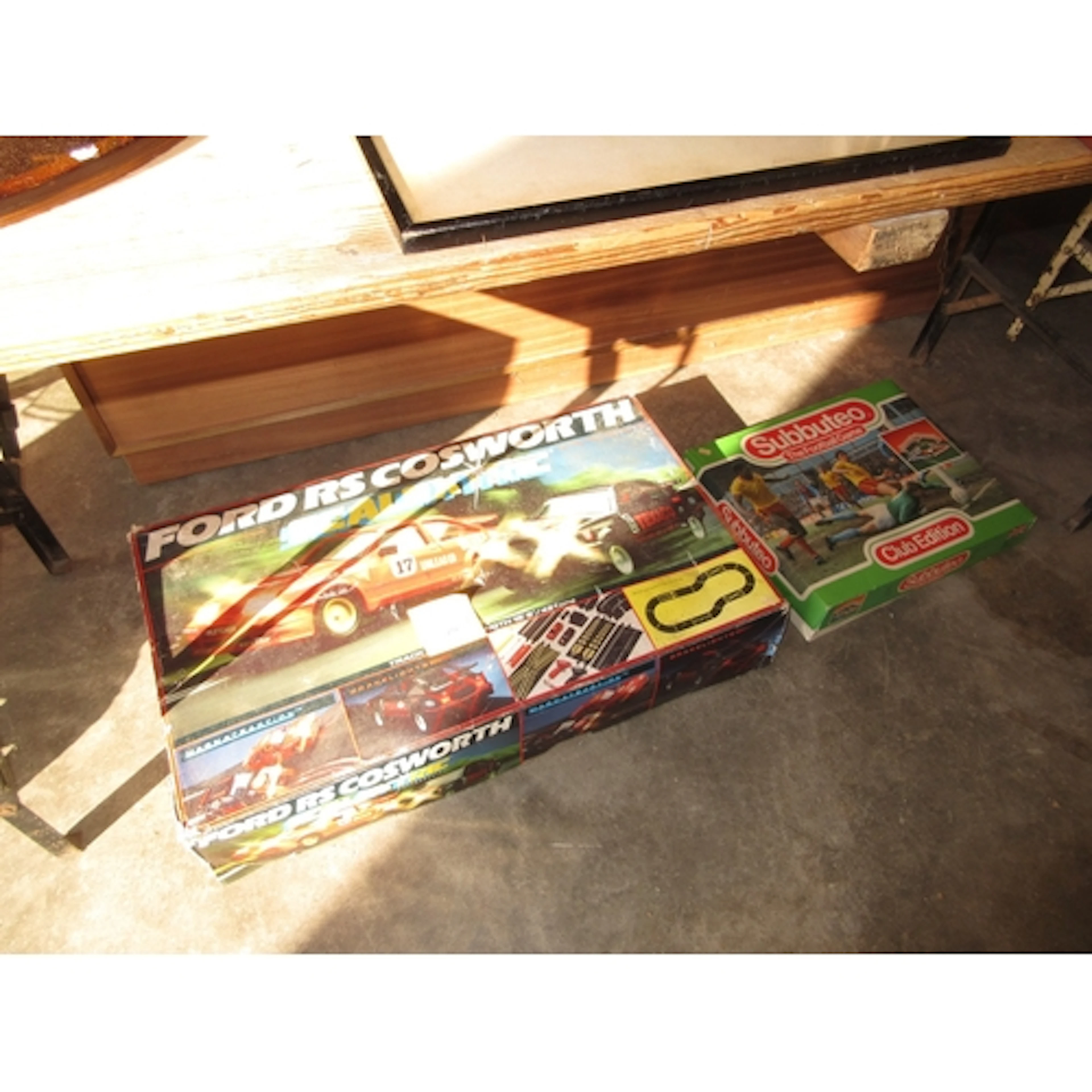 Scalextric Ford RS Cosworth and Subbuteo Club Edition