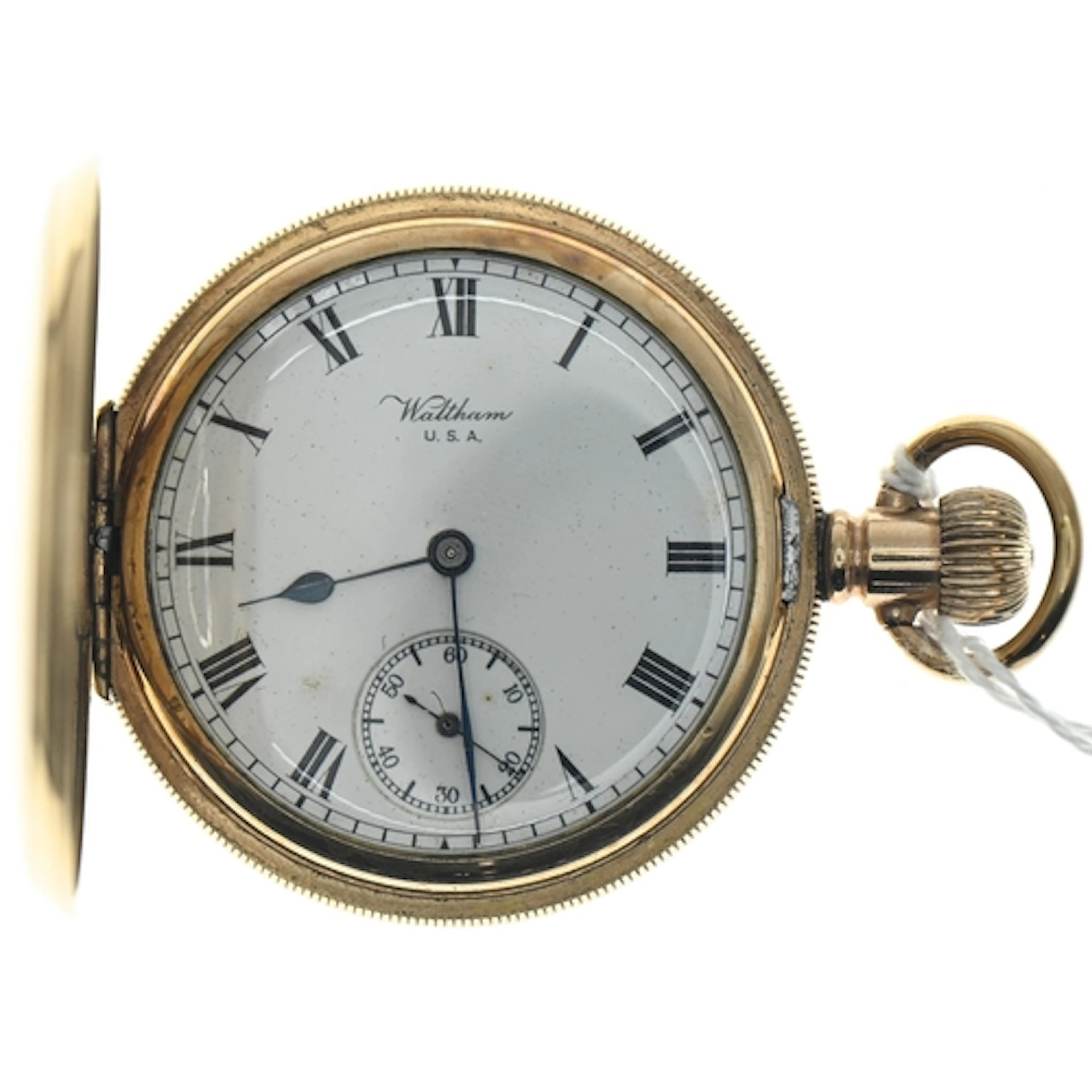 Waltham U.S.A. 'Traveler' gold filled cased keyless-wind ful...