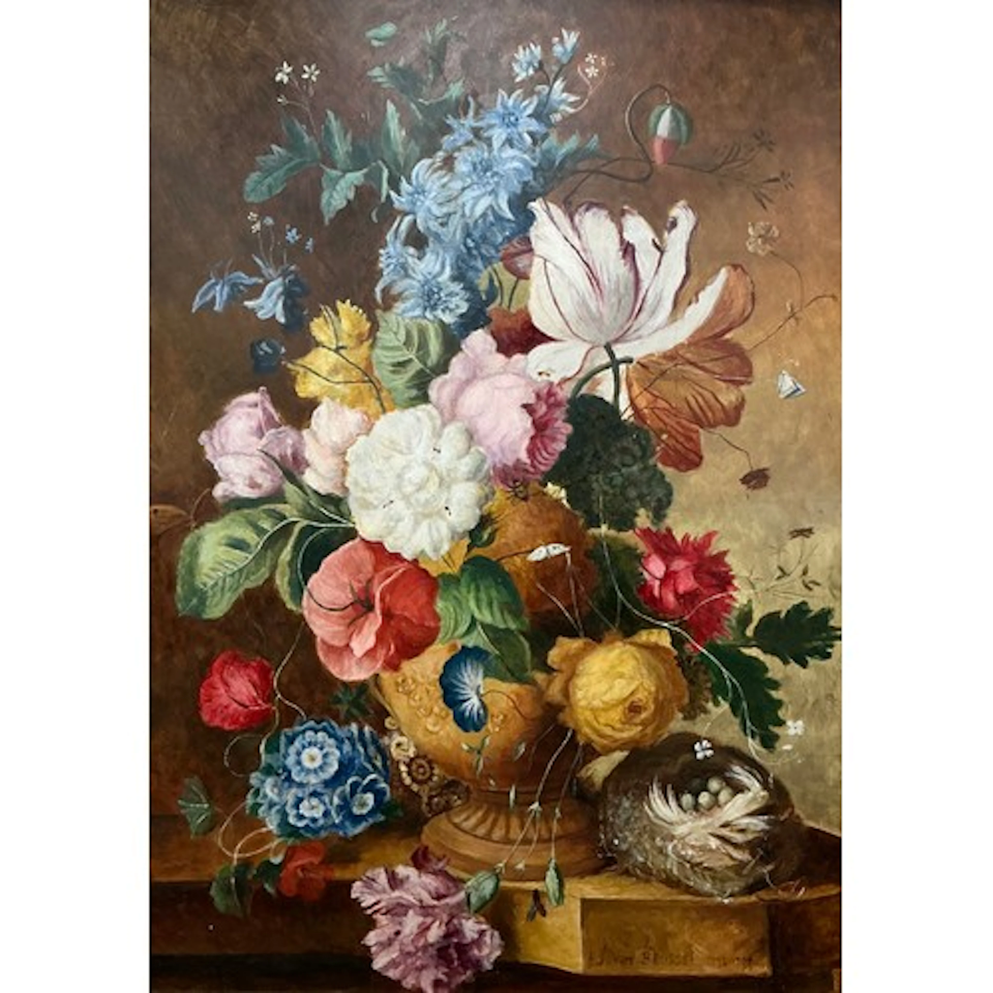 After Paul Theodor van Brussel A Classical Urn with Summer ...