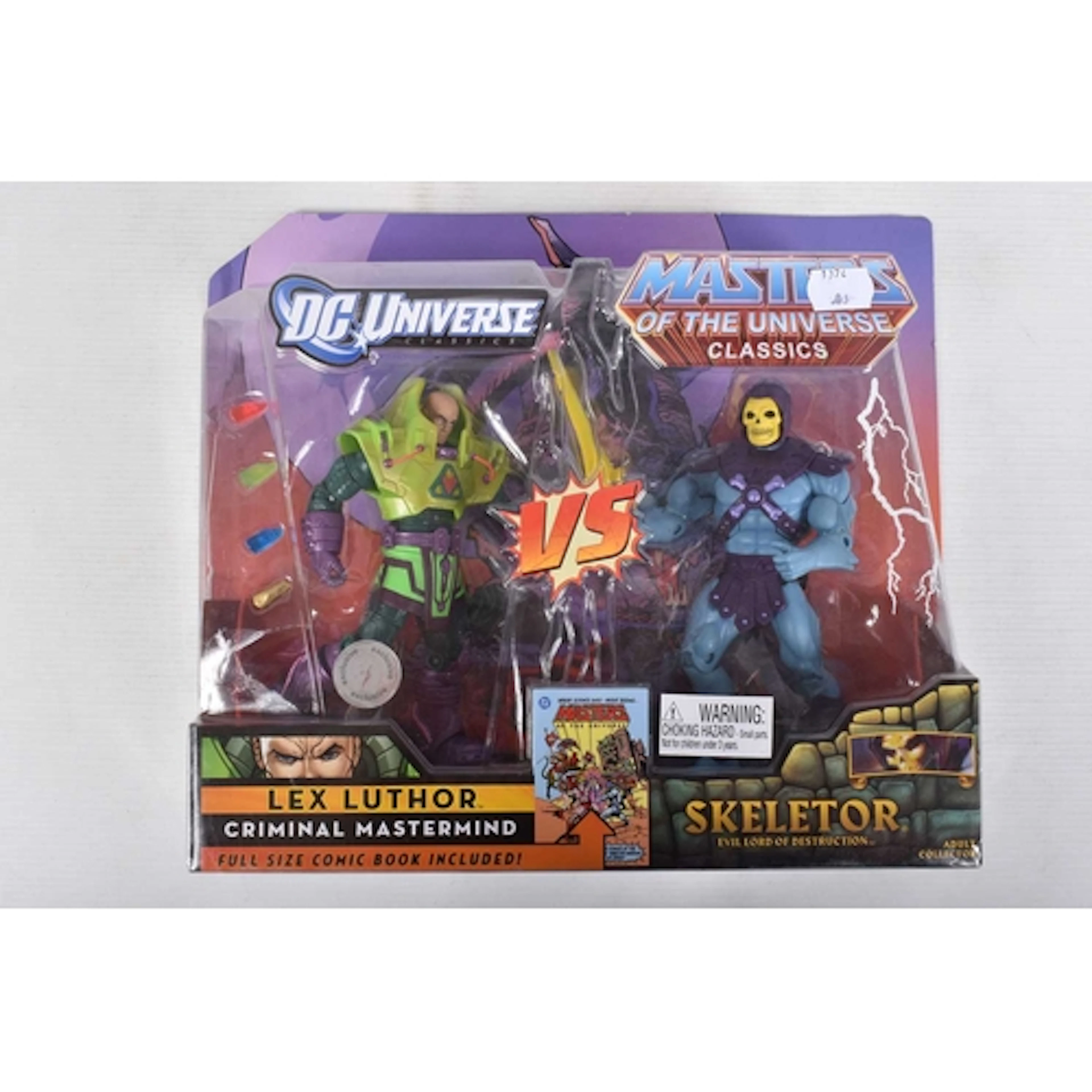 A BOXED SEALED MATTEL DC UNIVERSE VS MASTERS OF THE UNIVERSE...