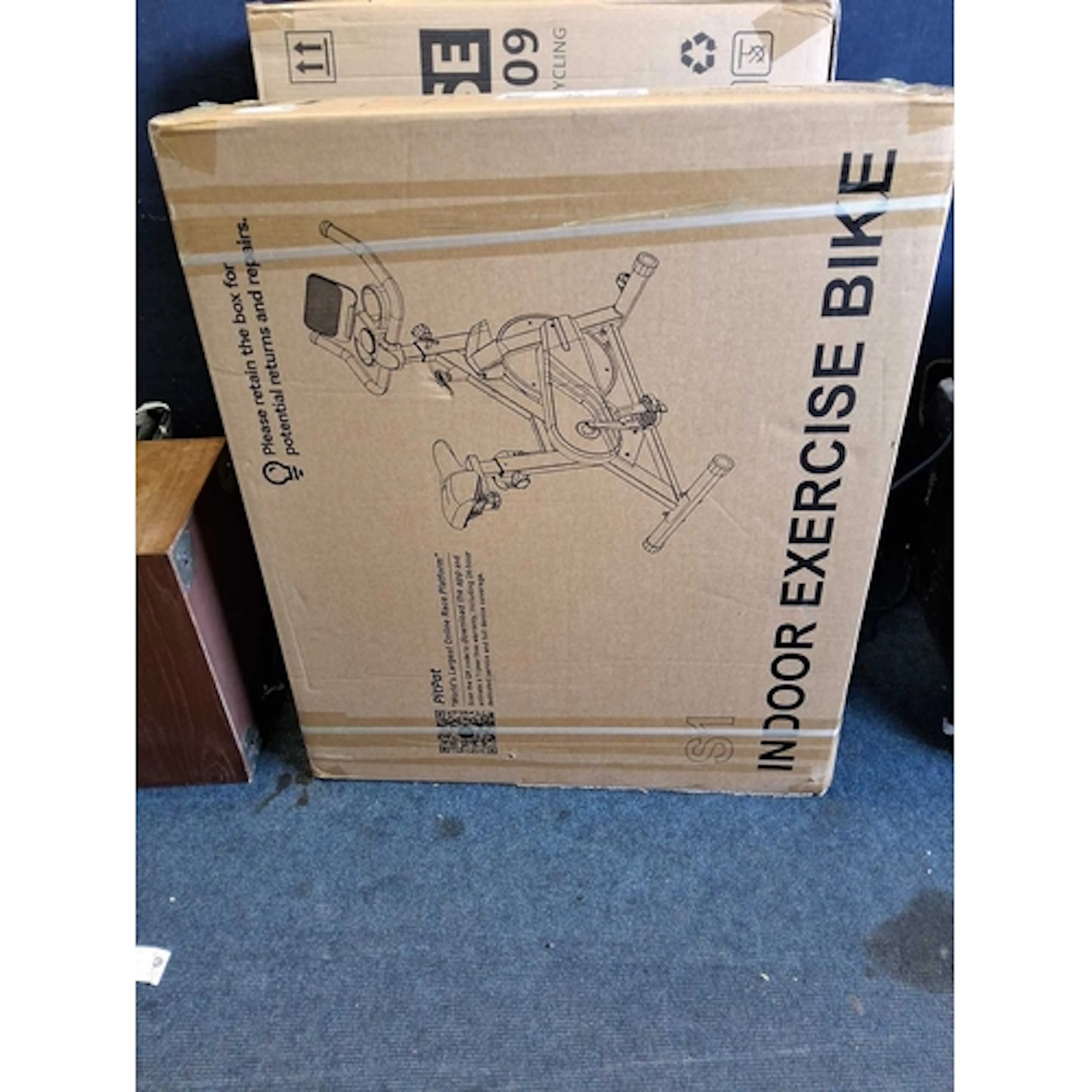 A NEW SEALED IN BOX PIT PAT INDOOR EXERCISE BIKE UNOPENED ...