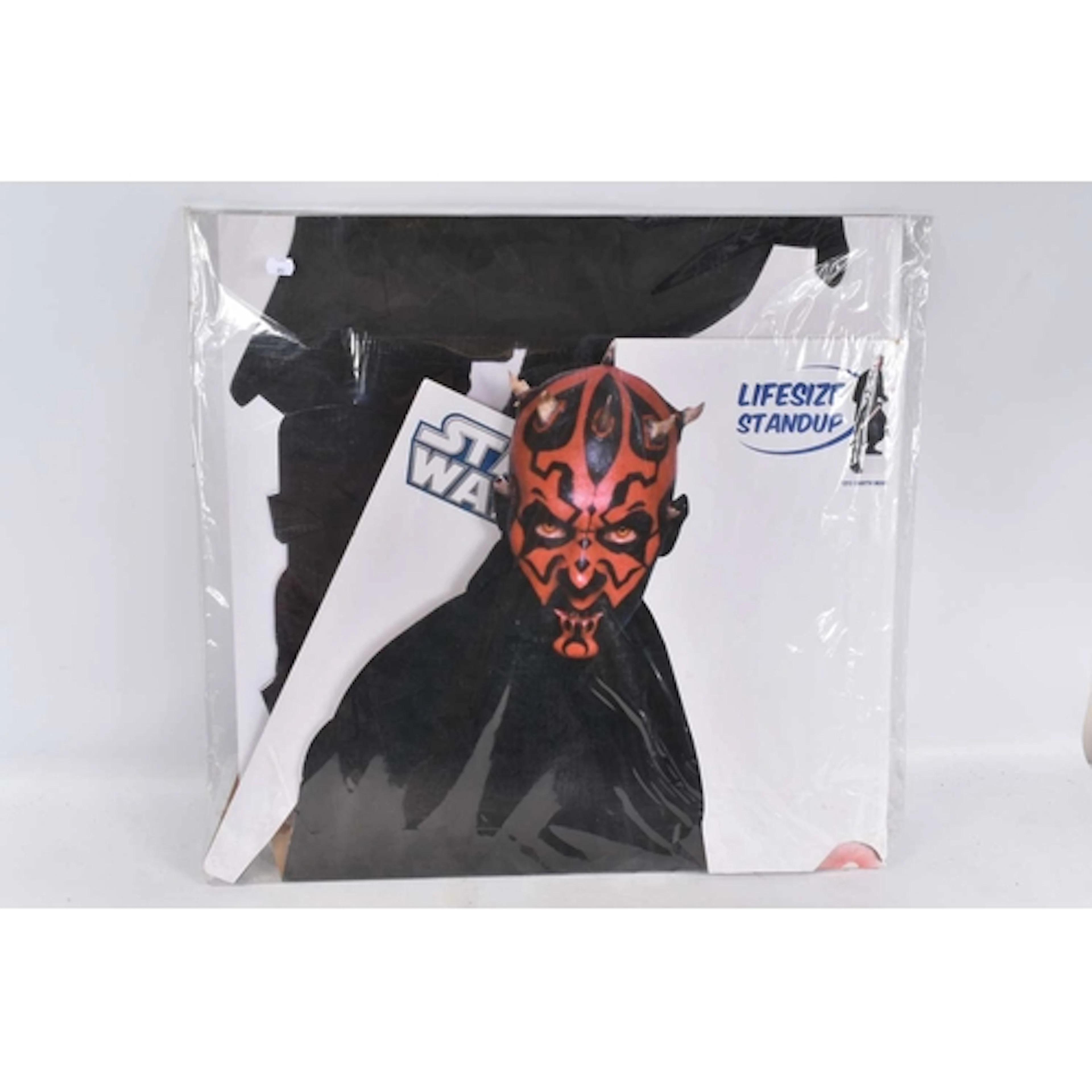 A NEW STAR WARS DARTH MAUL STANDEE, in plastic sealed packag...