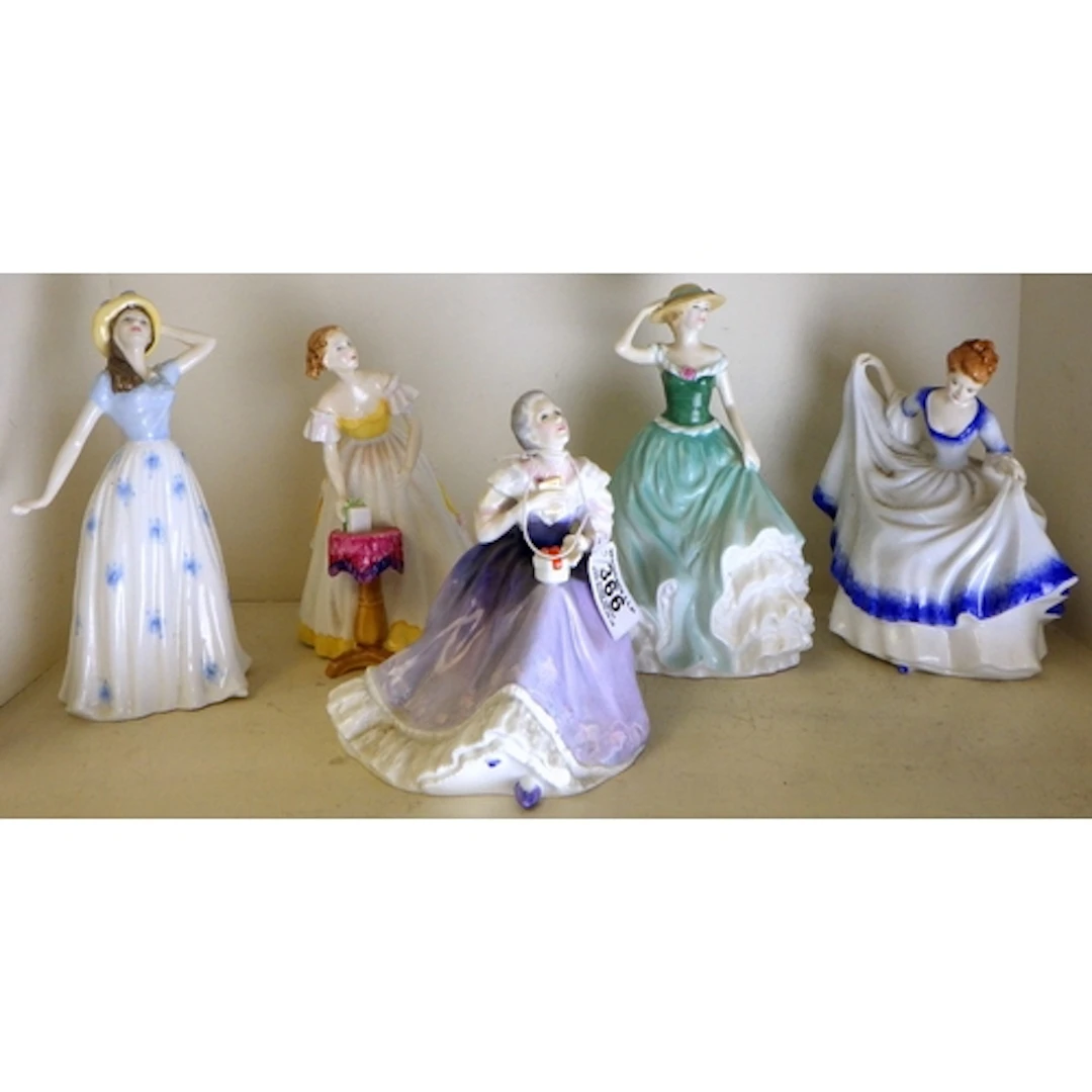 A group of five Royal Doulton figurines (5)
