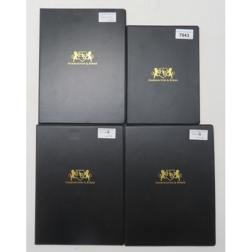 Harrington & Byrne Collections , 4 Folders with 1897 Que...