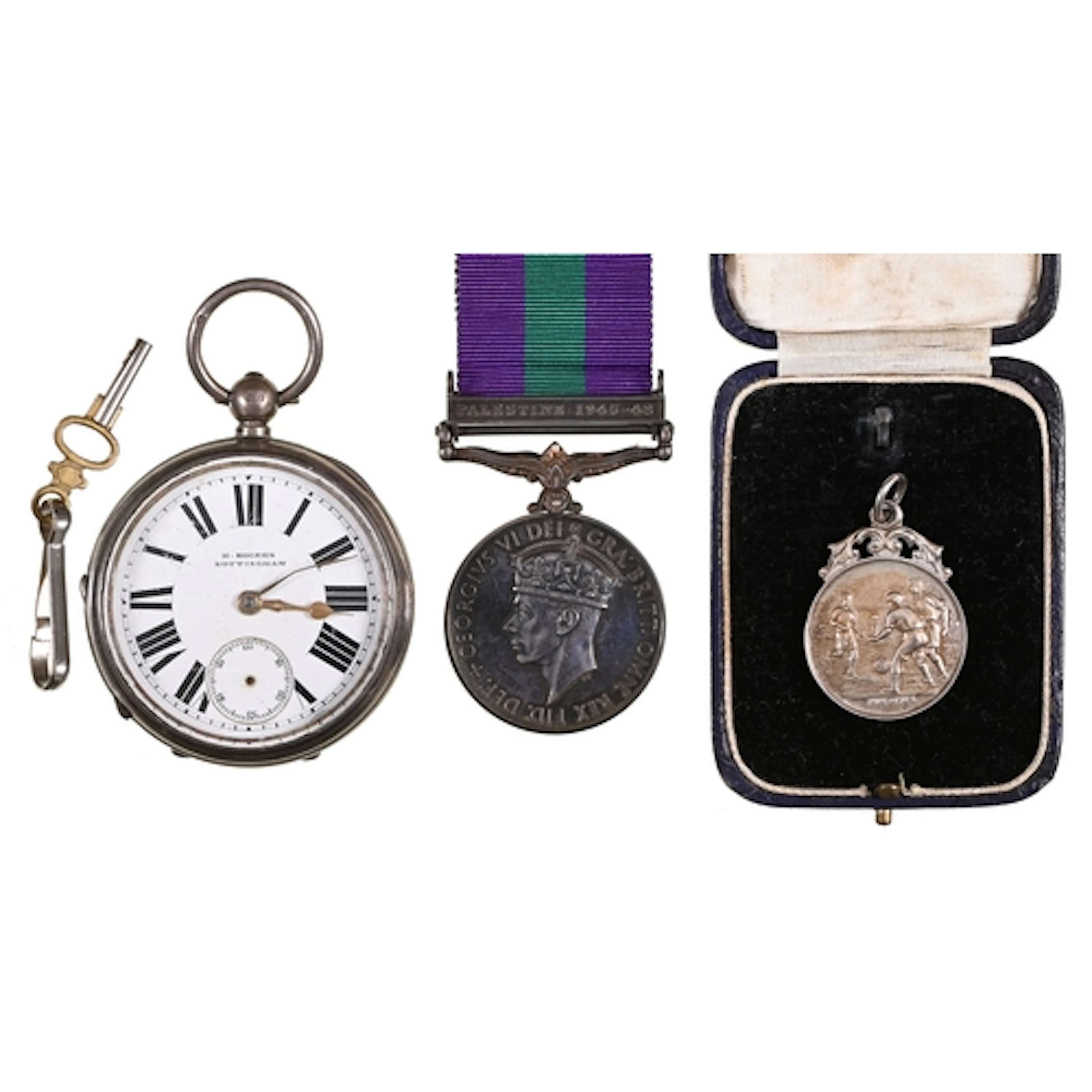 General Service Medal, one clasp Palestine 1945-48, 1538957 ...