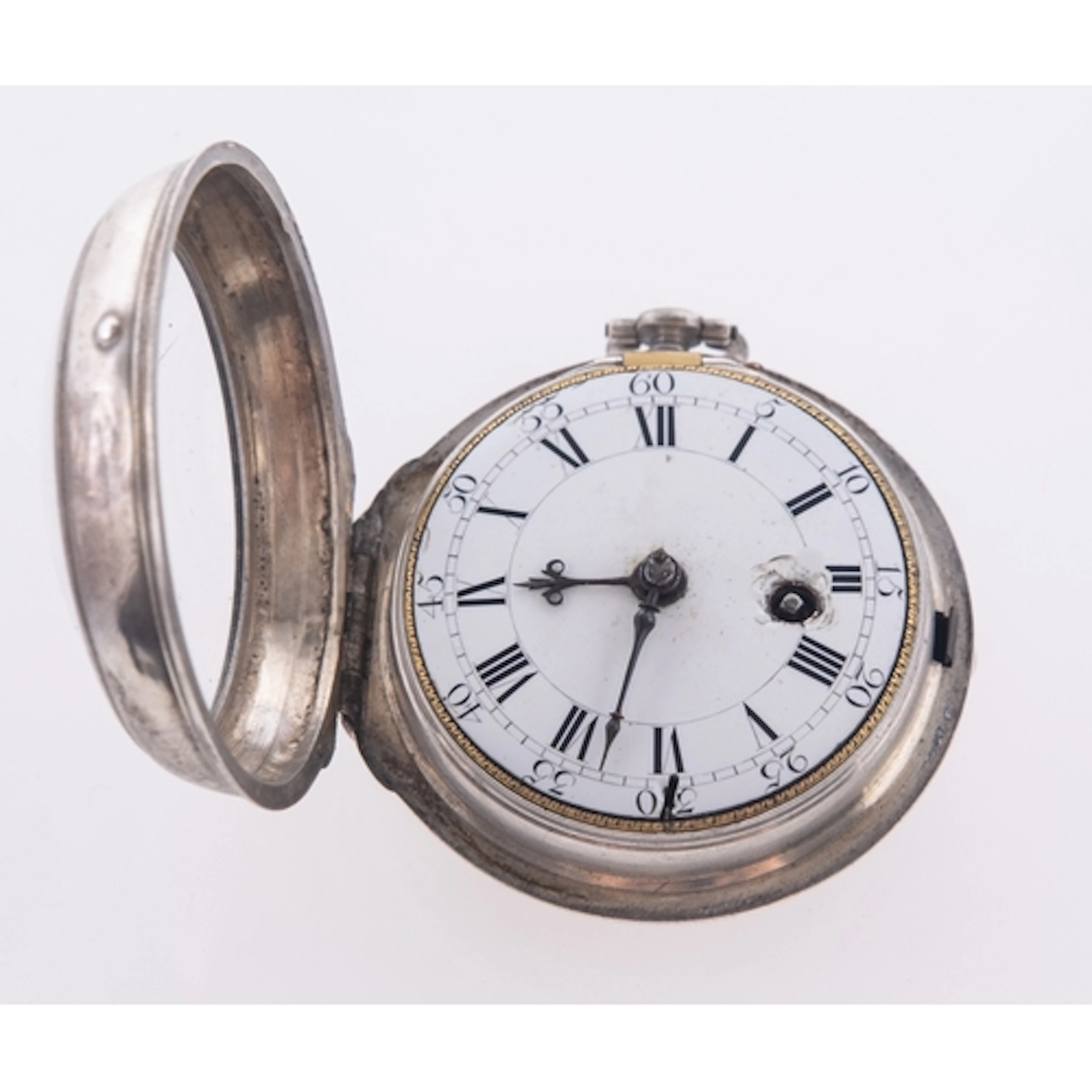 Thomas Vernon, London a silver-cased verge pocket watch the ...